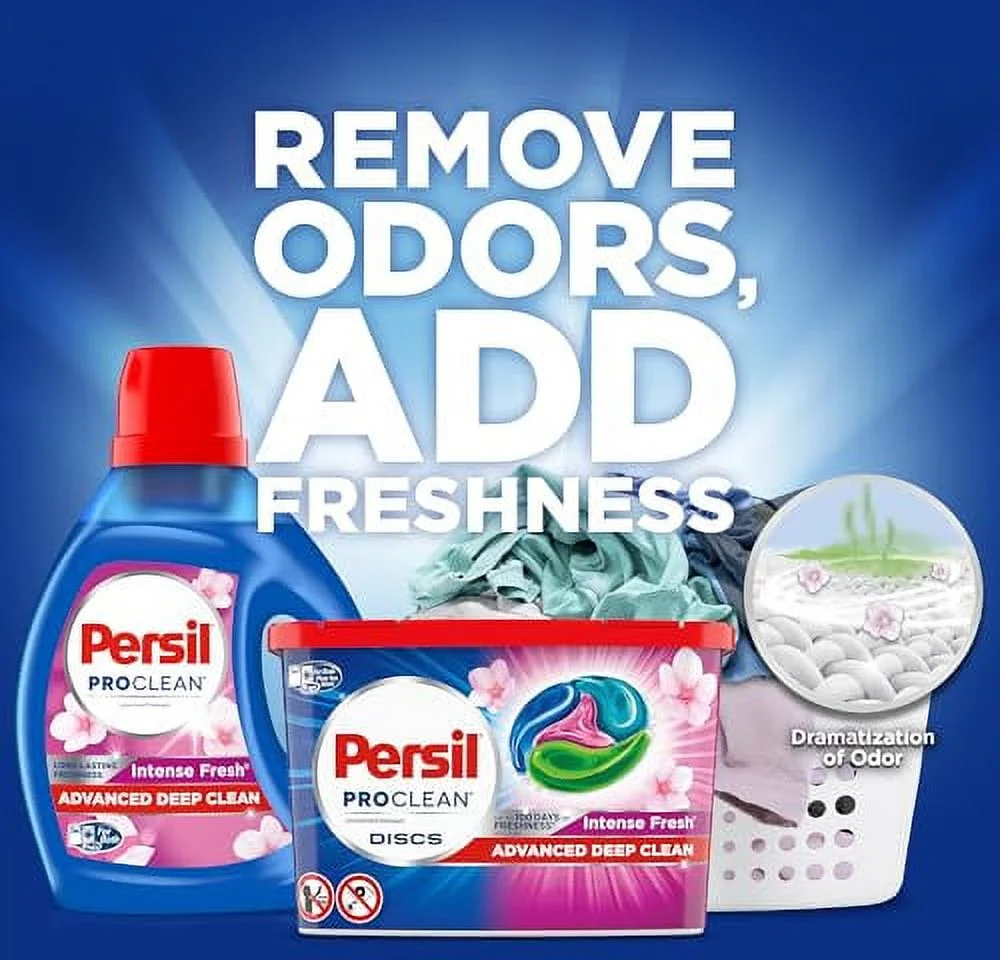Persil ProClean Liquid Laundry Detergent, Intense Fresh, 100 Fluid Ounces, 64 Loads