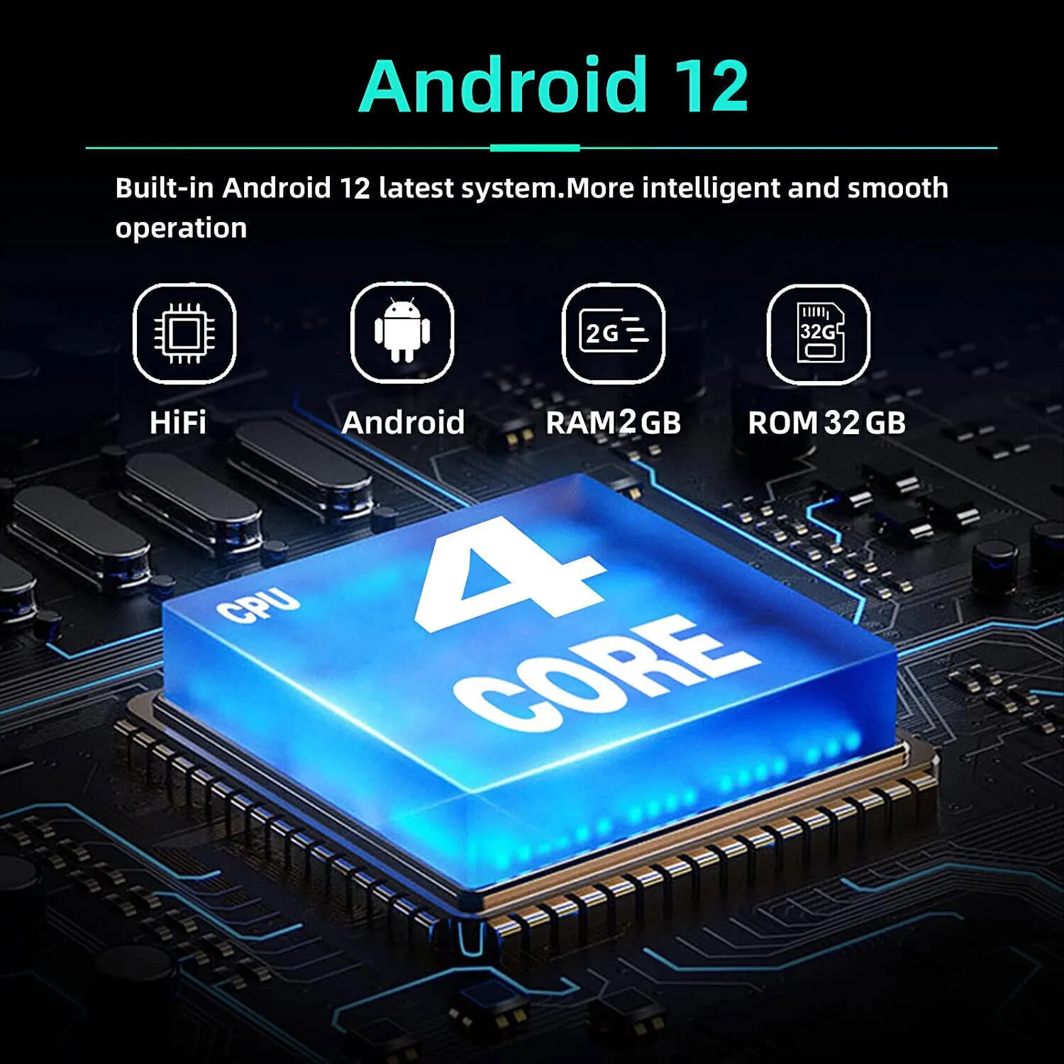 For 2007-2012 Chevrolet Tahoe Android 12.0 Stereo Car Radio GPS Carplay