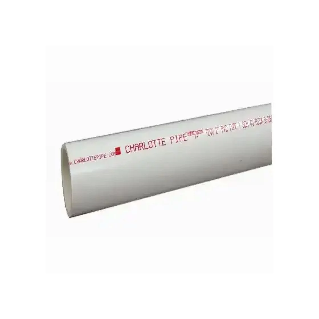 Charlotte Pipe 3100772 3/4 By 24 Inch Schedule 40 White PVC Pipe, Each