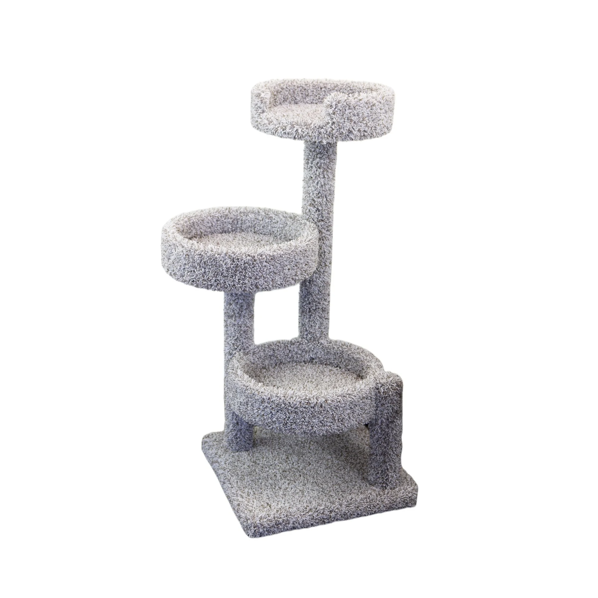 New Cat Condos  3 Tier Carpeted Cat Tree