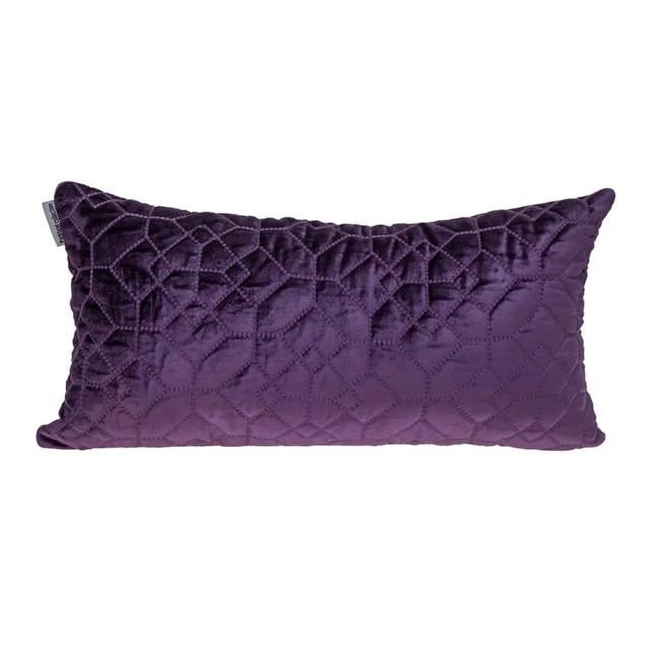 Parkland Collection  Sora Purple Rectangle Throw Pillow - 12 x 24 x 4 in