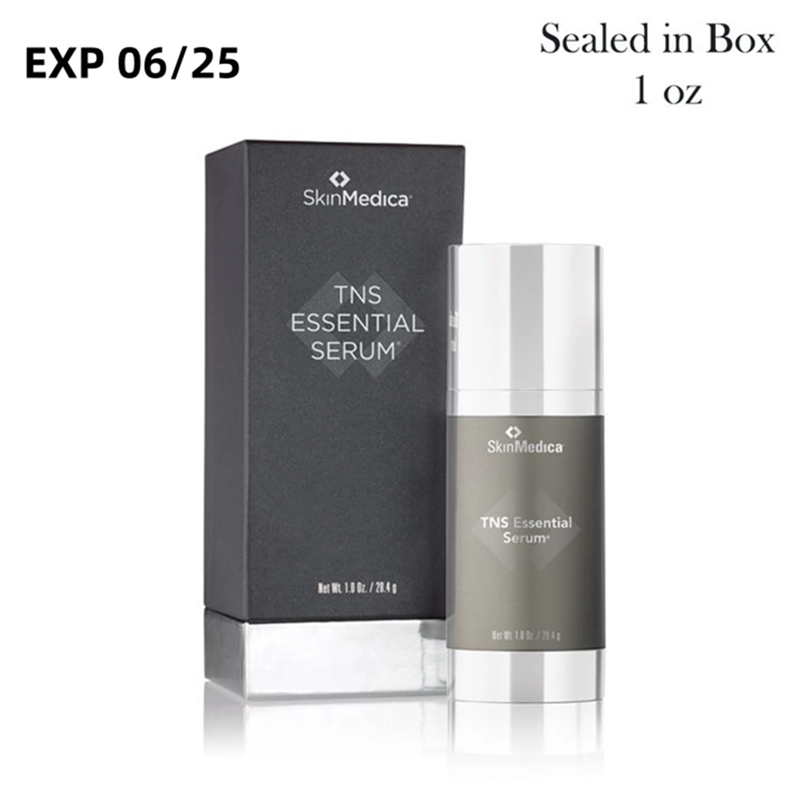 NEW TNS* Essential Serum S^kin.M&edica For All Skin Types 1OZ Sealed EXP 06/25