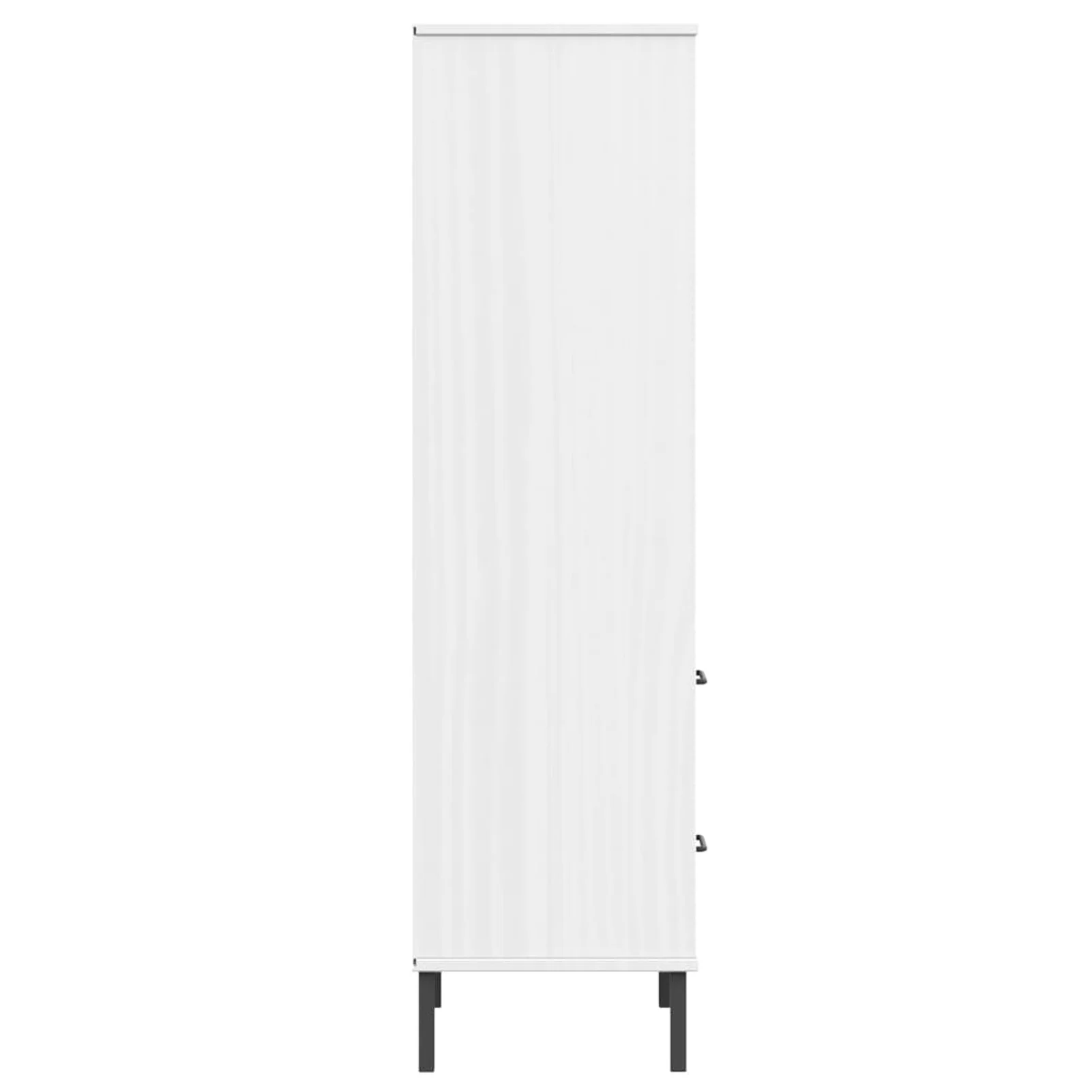 Tomshoo Bookcase with 2 Drawers White 23.6