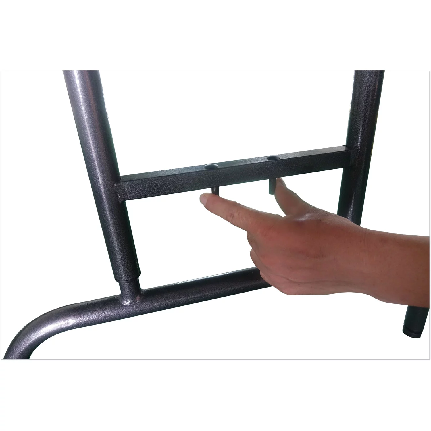 Alera Adjustable Height Plastic Folding Table, 72w x 29.63d x 29.25 to 37.13h, White