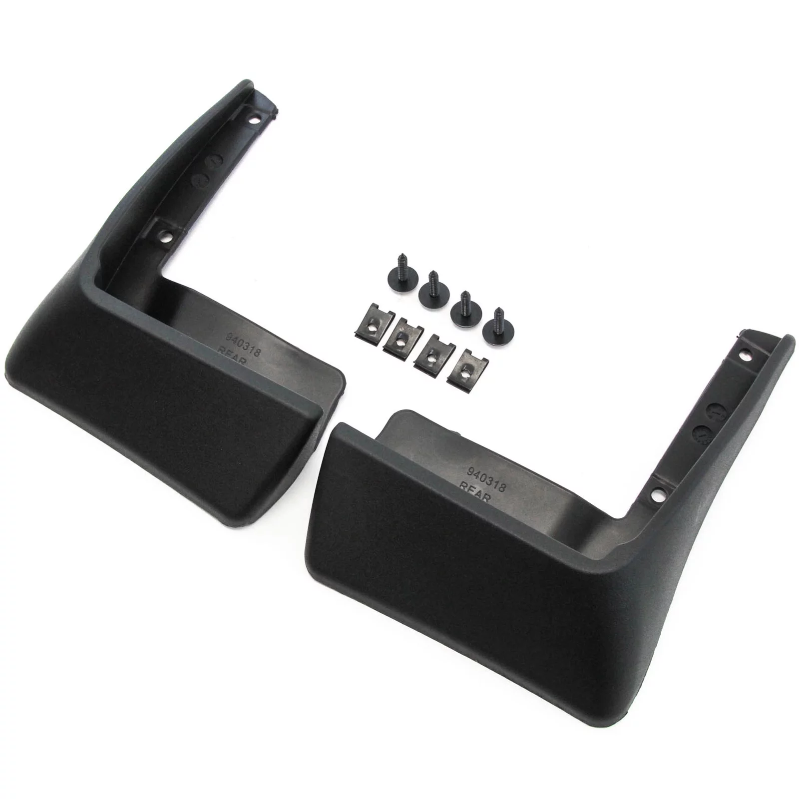 Red Hound Auto 2010-2015 Compatible with Toyota Prius Mud Flaps Mud Guards Splash Rear 2pc Set 00016-47225