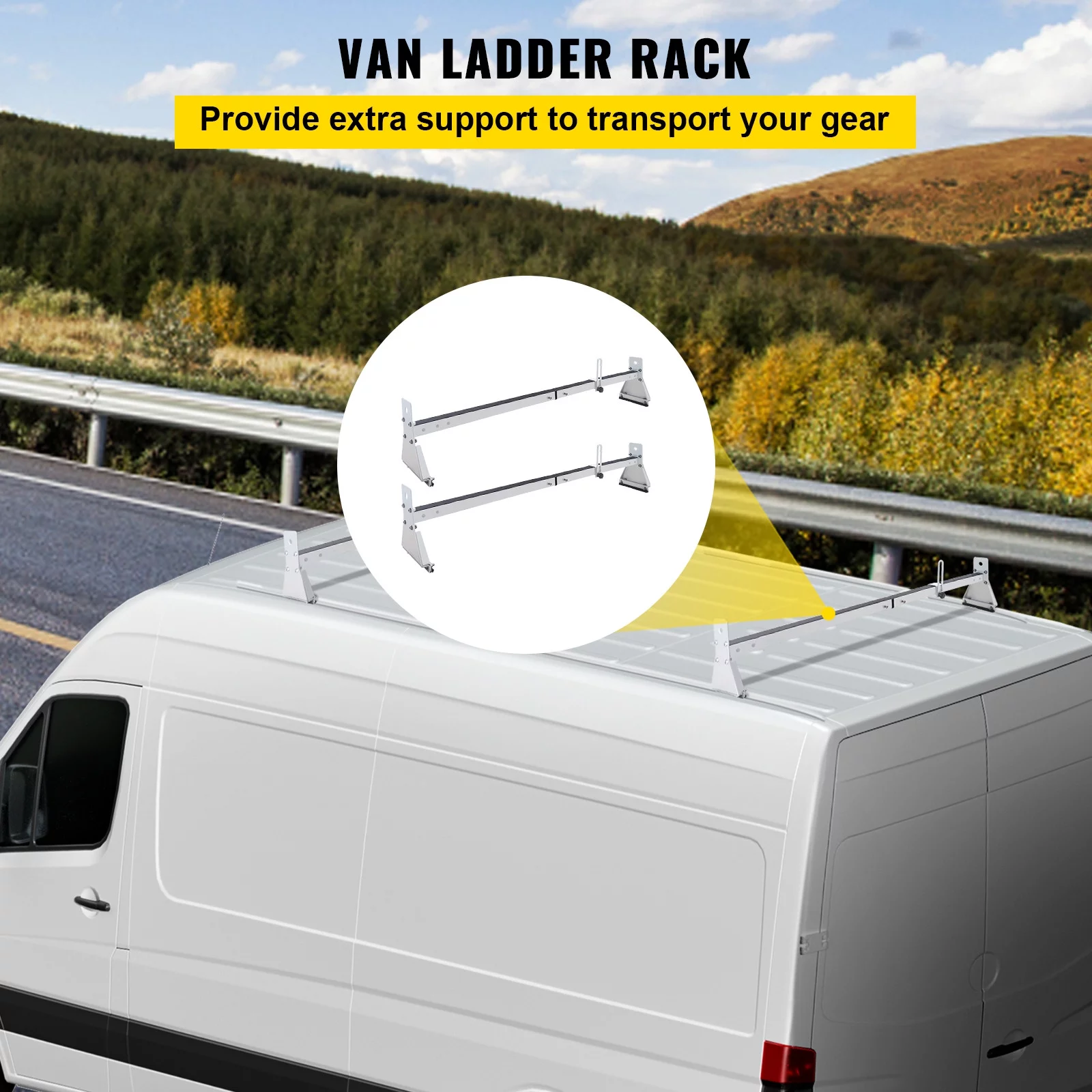BENTISM Roof Ladder Rack Van Ladder Rack 52