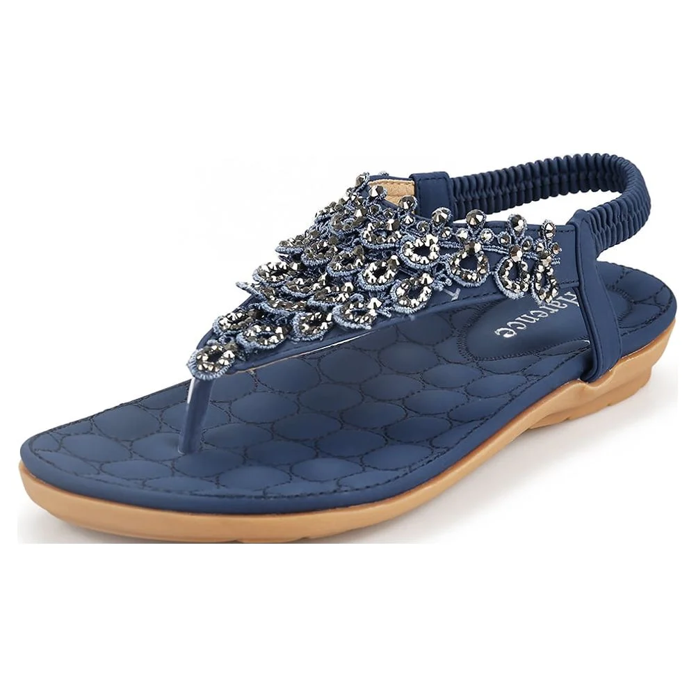 Women sandals comfortable flip flops with arch support summer leisure slipe heel sandals shoes with massage function