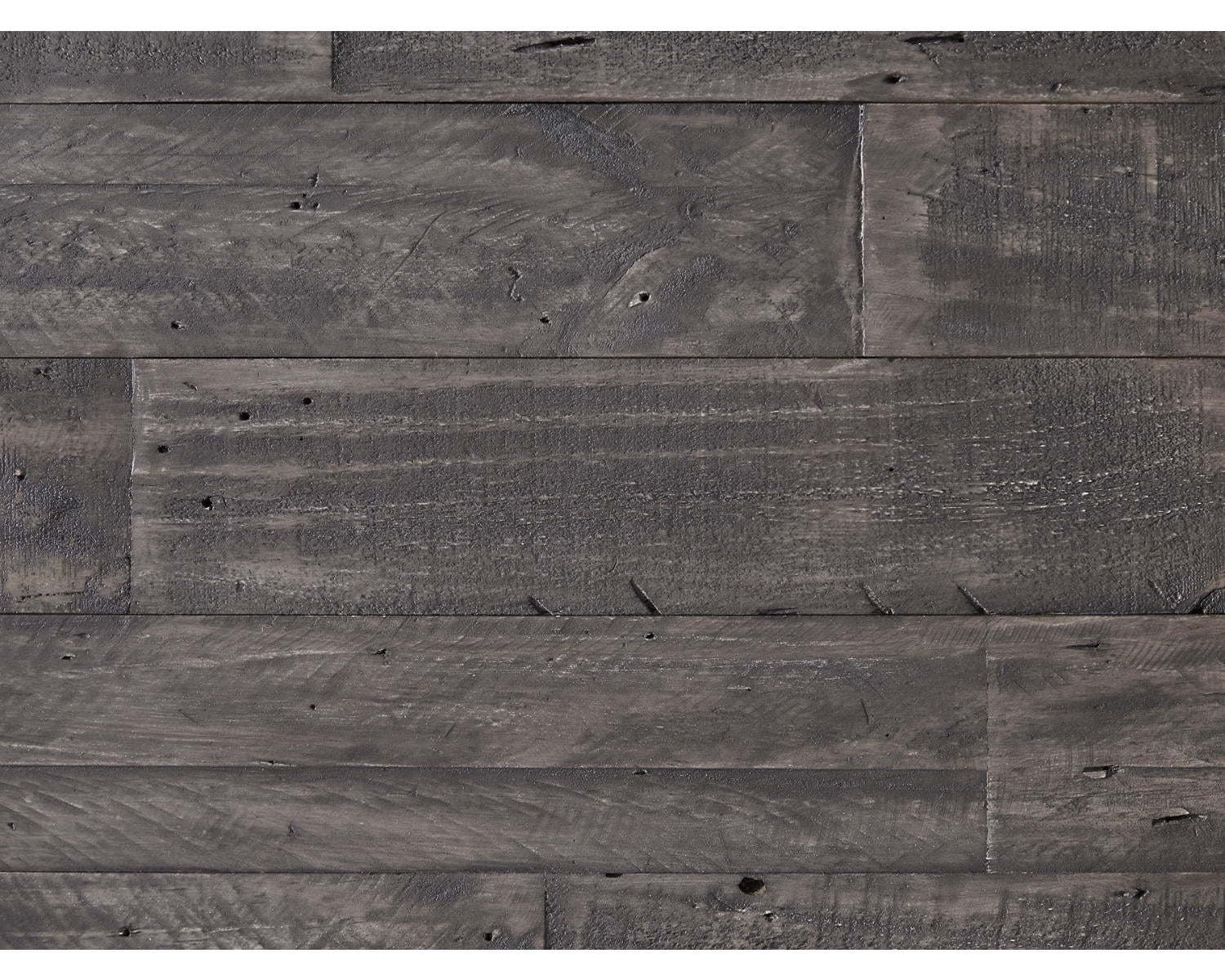 Signature Design by Ashley Sharzane Rustic Round Solid Wood Pine Coffee Table, Weathered Gray Finish