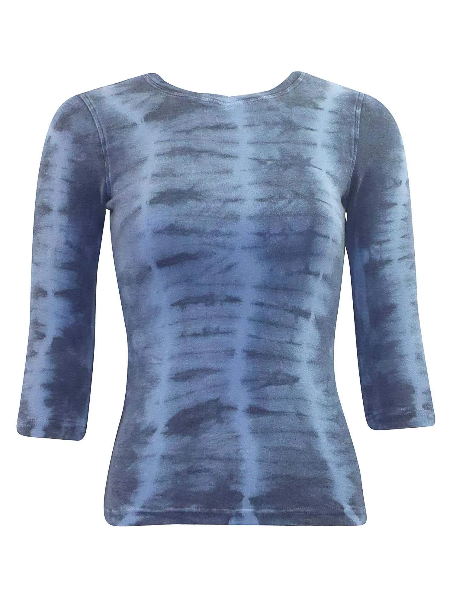 Hardtail V-neck Three Quarter Sleeve T-shirt T-193