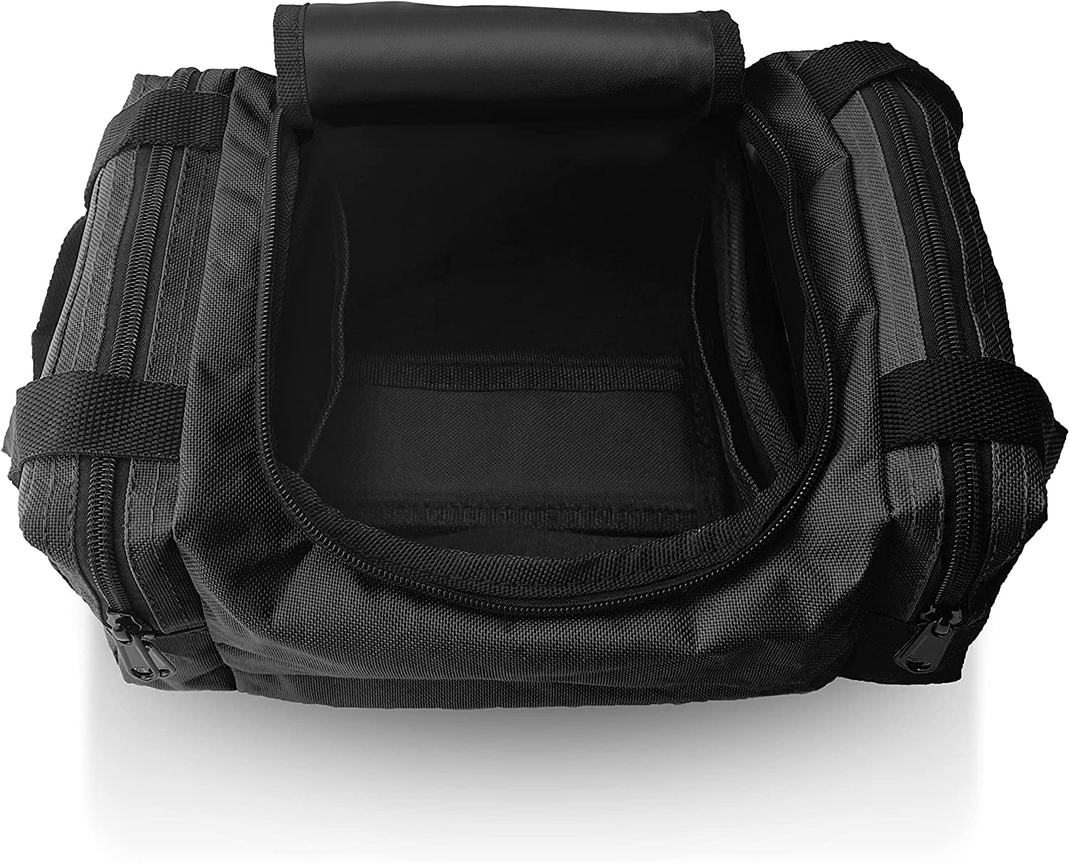 First Aid Responder EMS Emergency Medical Trauma Bag EMT, Fire Fighter, Police Officer, Paramedics, Nurse (Black)