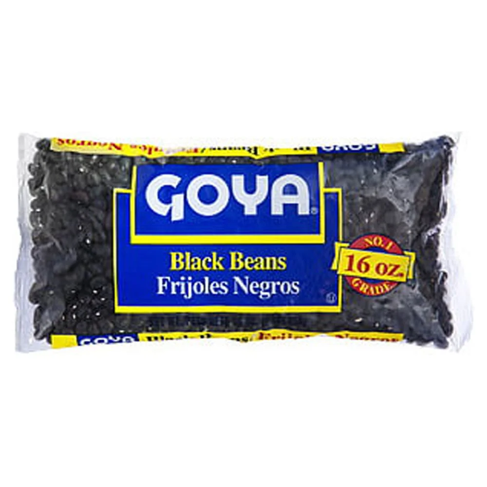 Goya No. 1 Grade Black Beans, 16 oz Bag