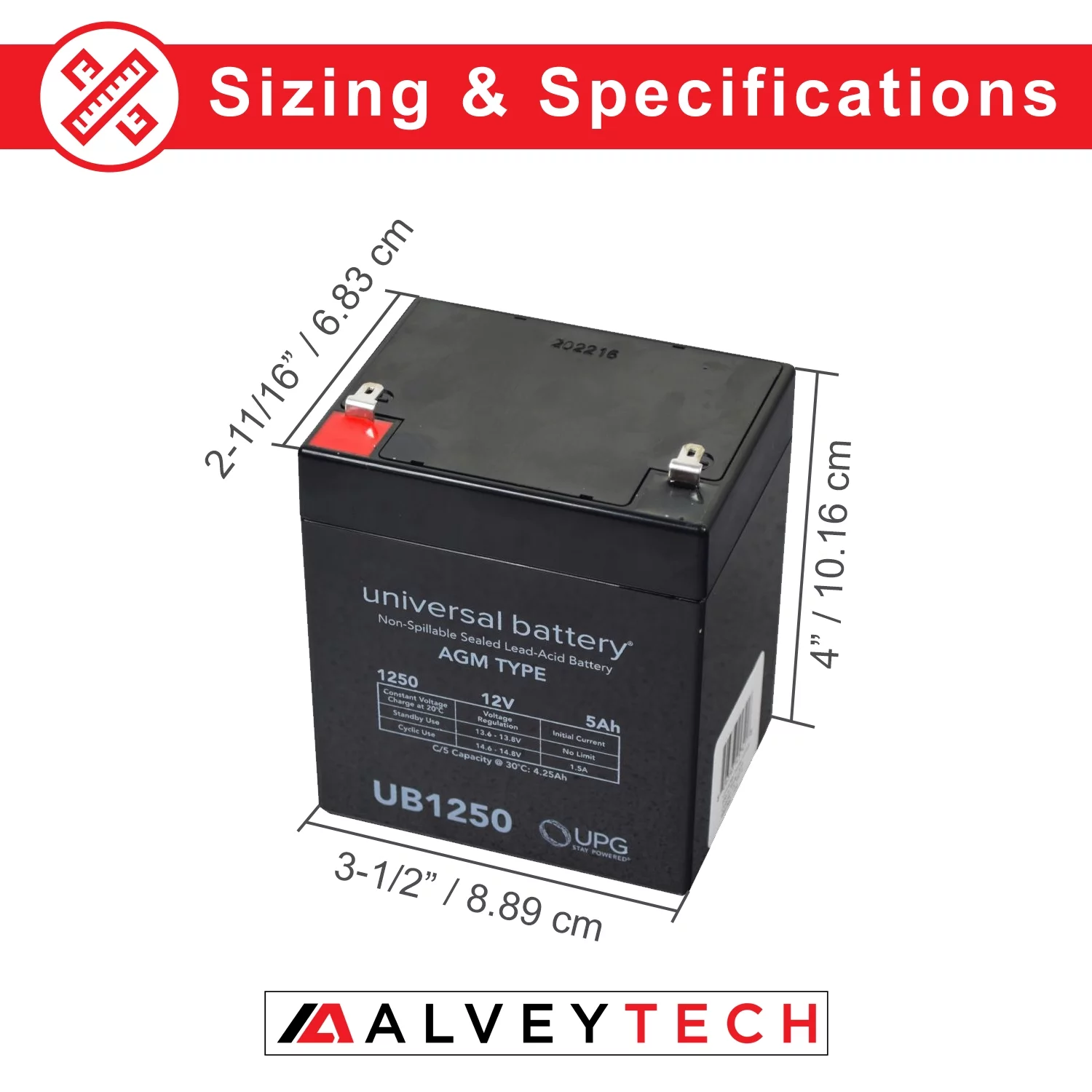 AlveyTech 24 Volt Battery Pack (5 Ah Versions 10-15) for the Razor E100, Glow, E125 Electric Scooter