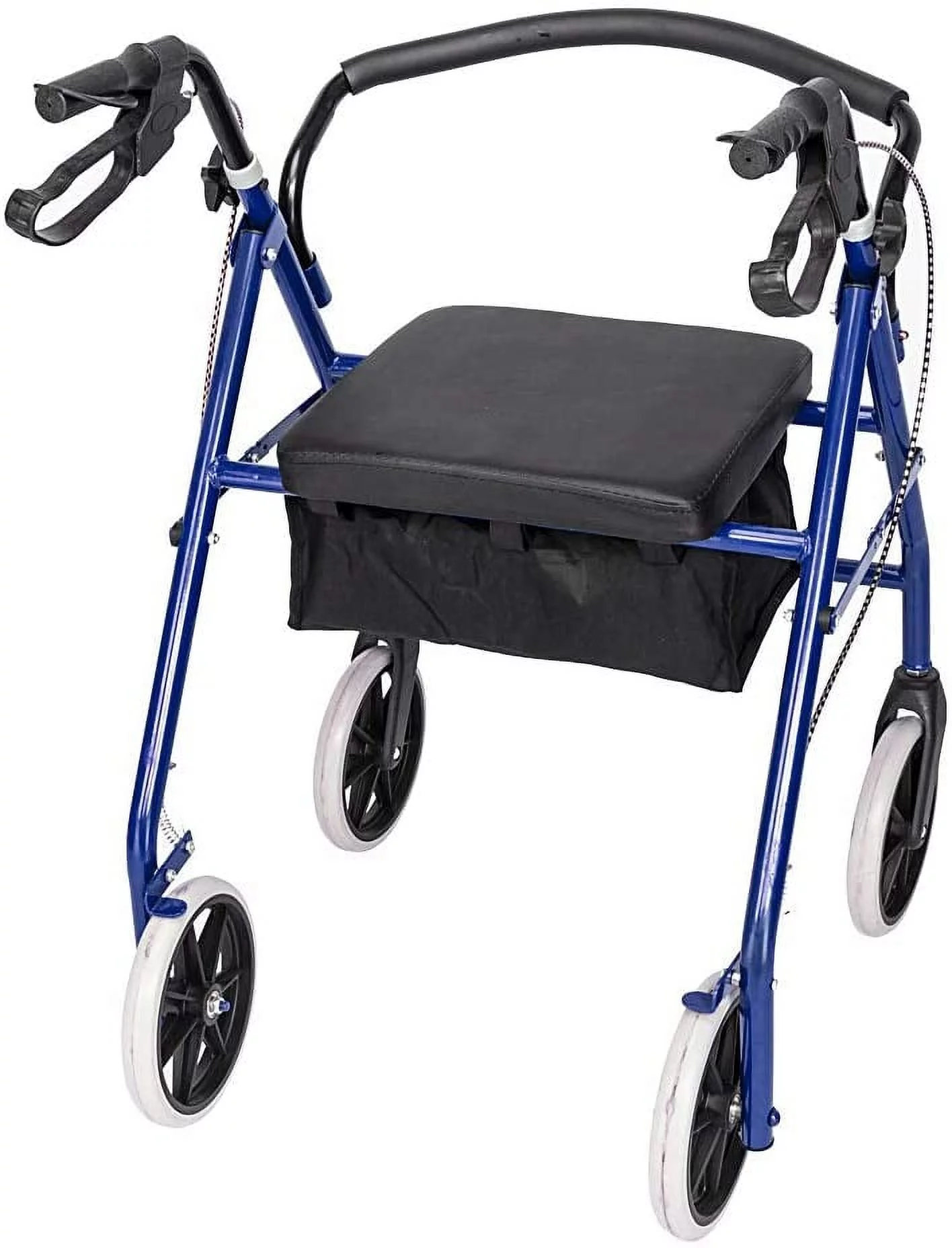 Mother's Day Sales - Fold Up Removable Back Support Four Wheel Walker Rollator