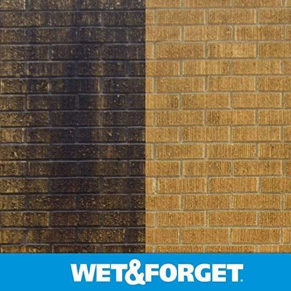 WET & FORGET US NZ LP 800003 Moss, Mold & Mildew Stain Remover, 1/2-Gal. - Quantity 6