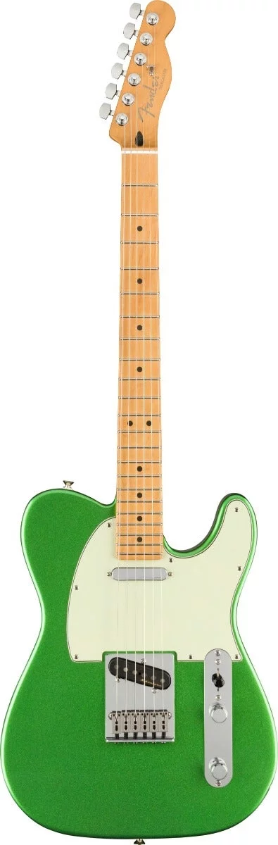 Fender PLAYER PLUS TELECASTER Electric Guitar (Cosmic Jade, Maple Fretboard)