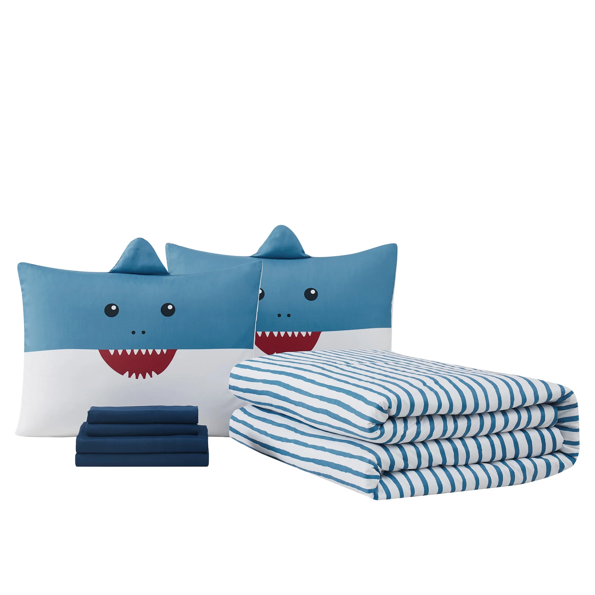 My World Happy Shark 7 Piece Queen Bed in a Bag