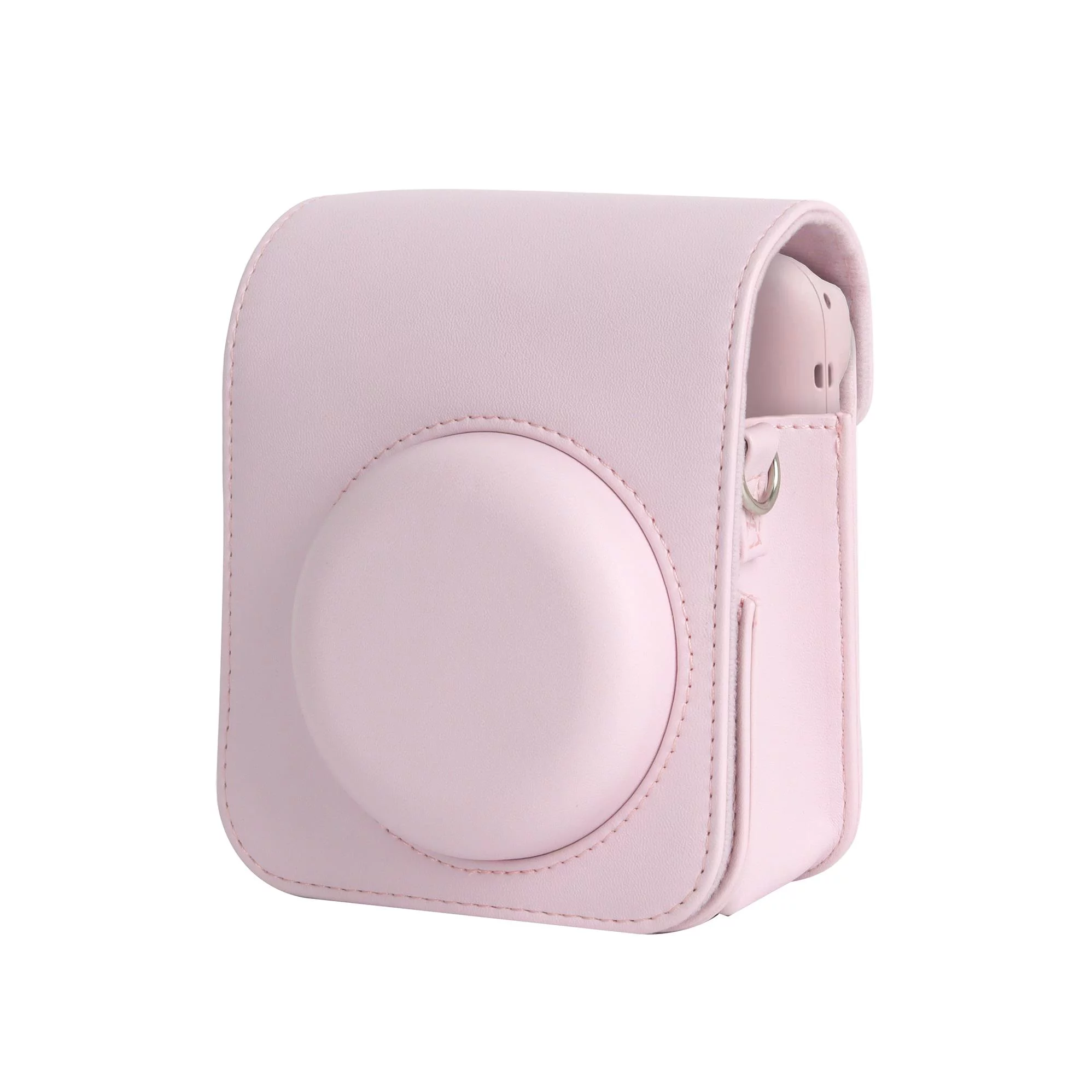 FUJIFILM INSTAX MINI 12 Instant Film Camera (Blossom Pink) + Fuji Instax Instant Film Single Pack - 10 Prints + Protective Case - Pink + Photo Album - Pink + Travel Stickers - Bundle!