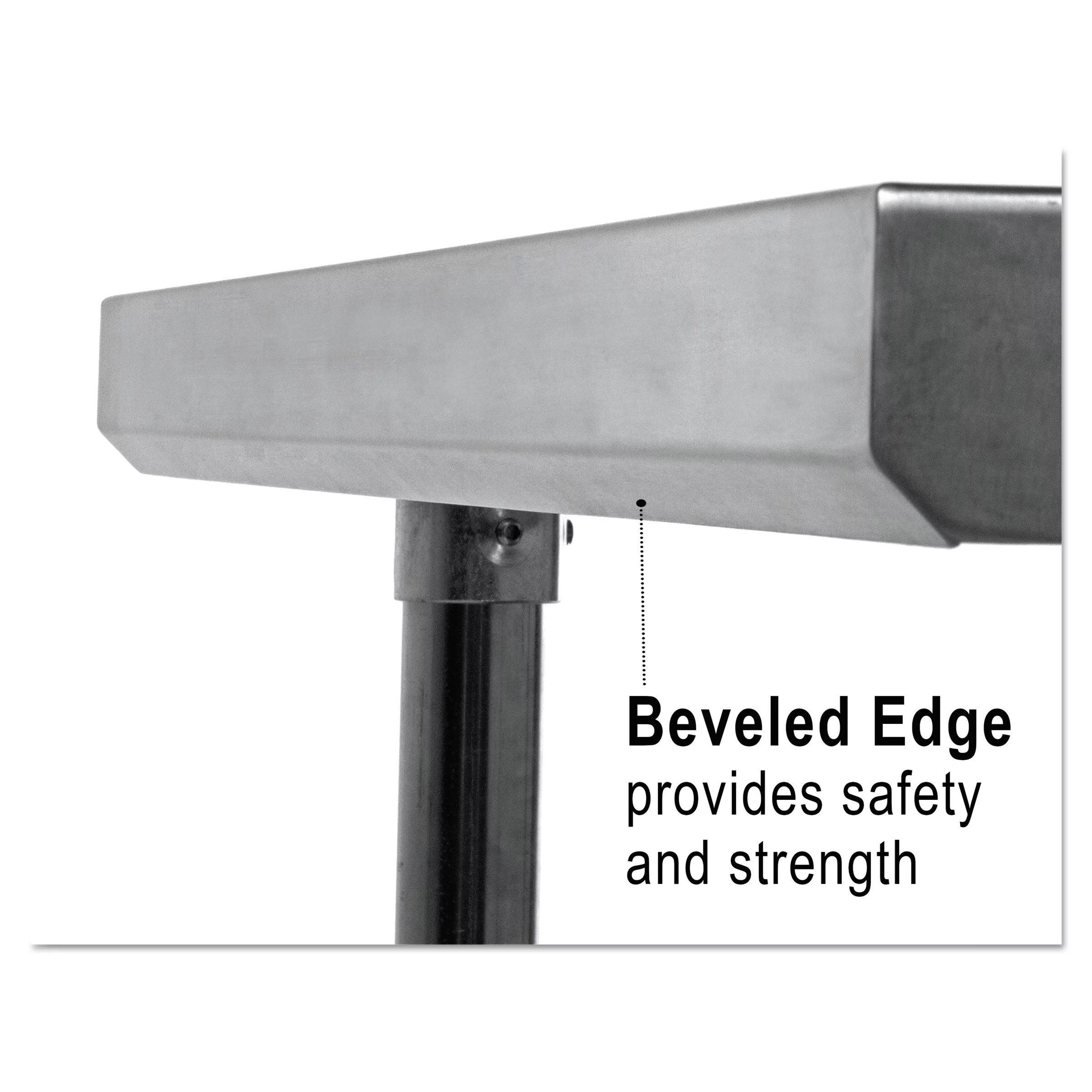 Alera NSF Stainless Steel Commercial Kitchen Prep & Work Table - Multiple Sizes Available - 48