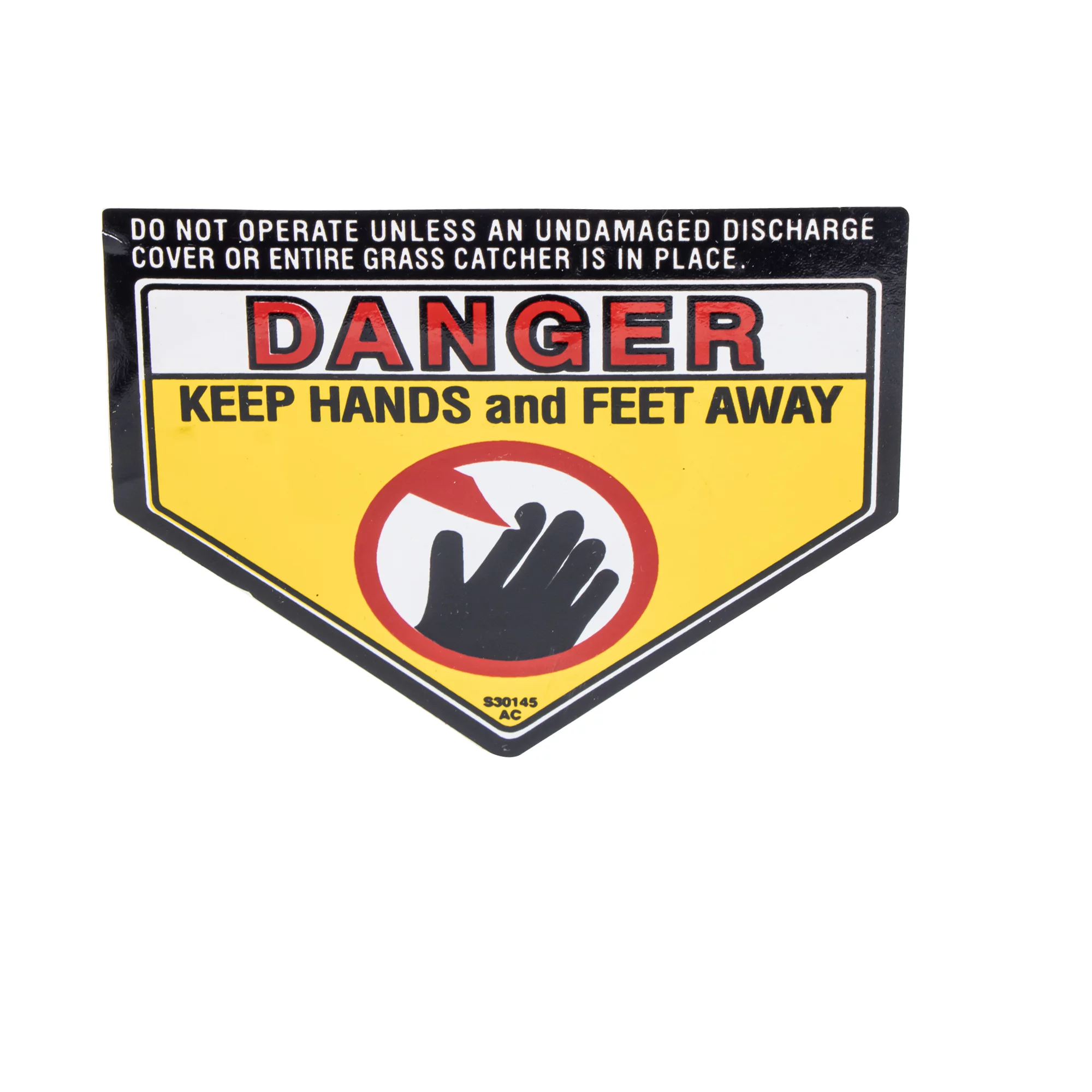 CUB CADET 977S30145 Danger Label Z Force RZT SLT GT LT 1050 1054 1550 1554 Tank Mowers