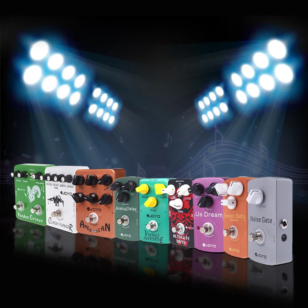 JOYO JF-12 Voodoo Octave Fuzz Effect Guitar Effect Pedal True Bypass