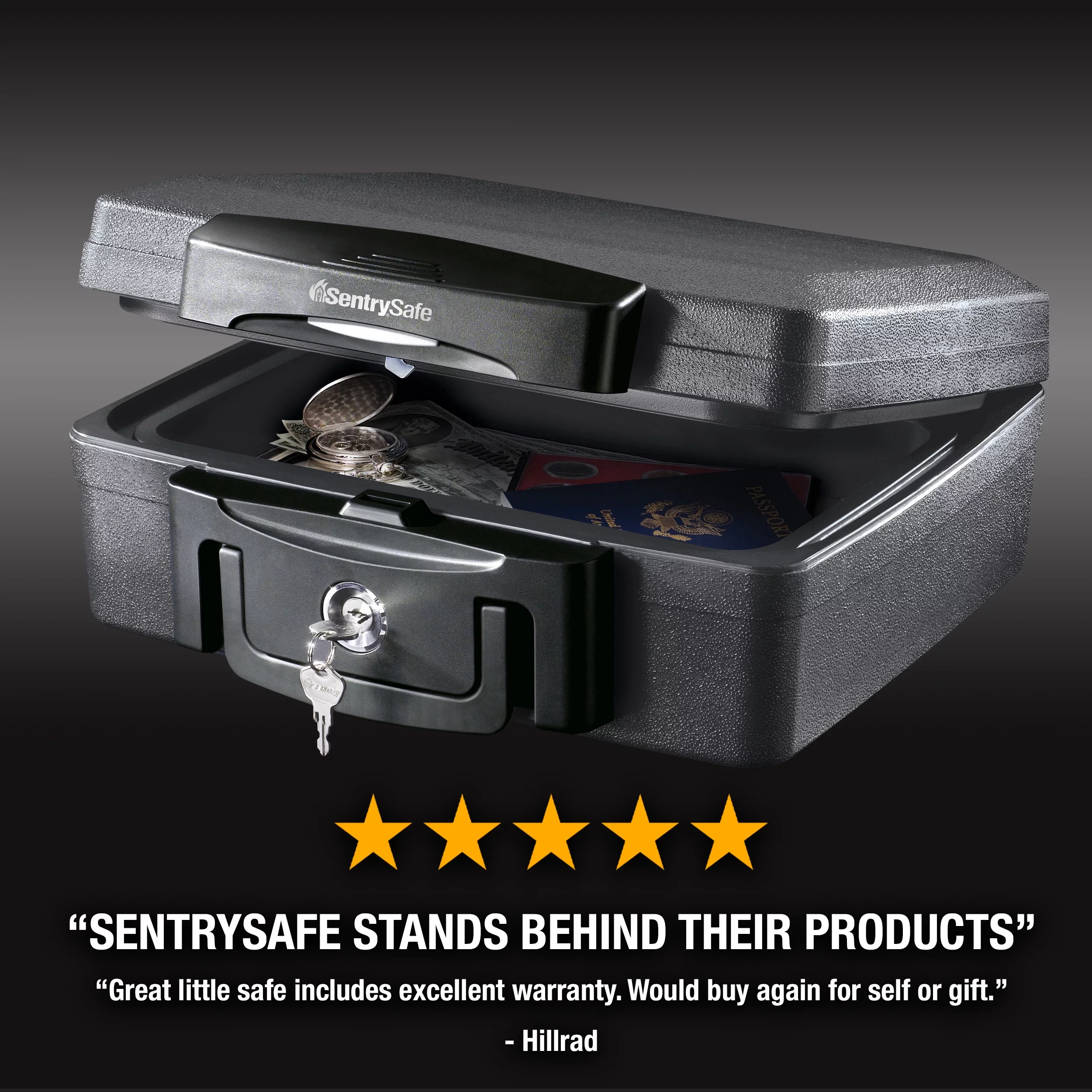 SentrySafe H0100 Waterproof Fire Chest