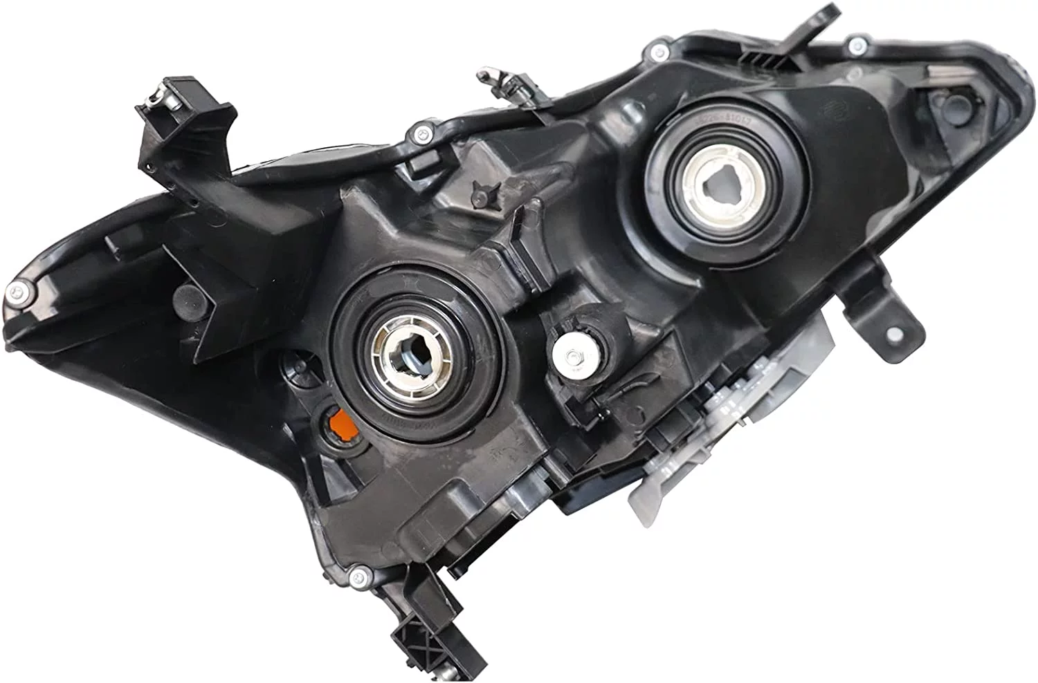 DENEST Black Housing Headlight Assembly Replacement Compatible with 2013 2014 2015 Altima Sedan Halogen Headlight NI2502208 NI2503208 - Passenger and Driver Side