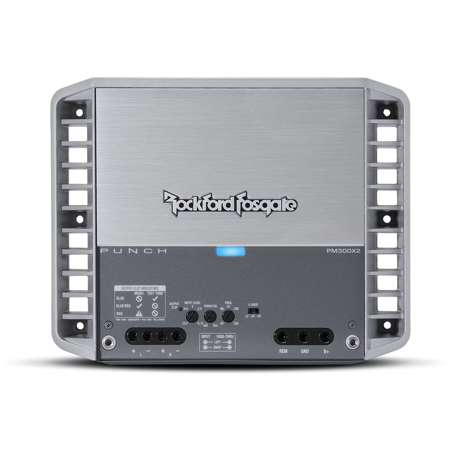 Rockford Fosgate PM300X2 Punch Marine&nbsp;300 Watt 2-Channel Amplifier