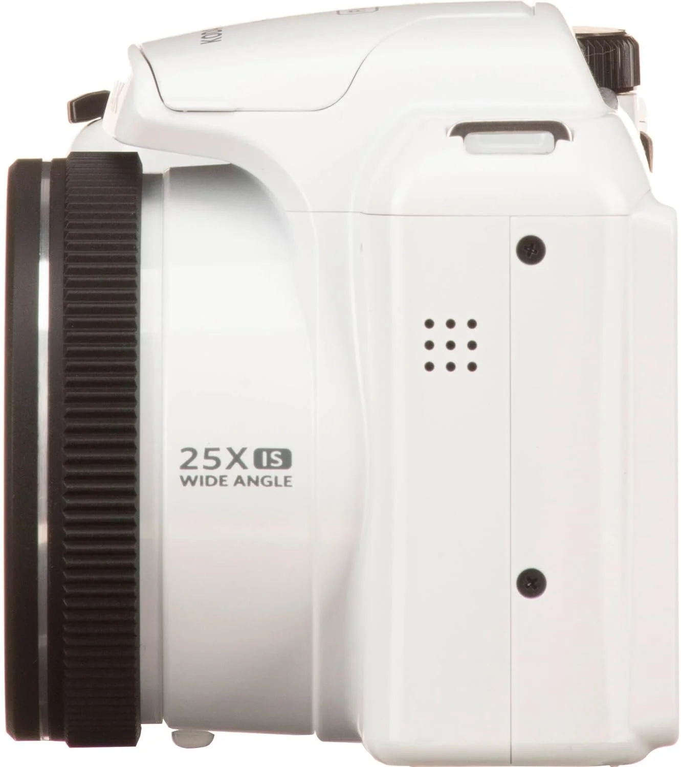 Kodak PIXPRO White AZ255 16MP Digital Camera 25X Optical Zoom 24mm Wide Angle Lens Optical Image Stabilization 1080P Full HD Video 3