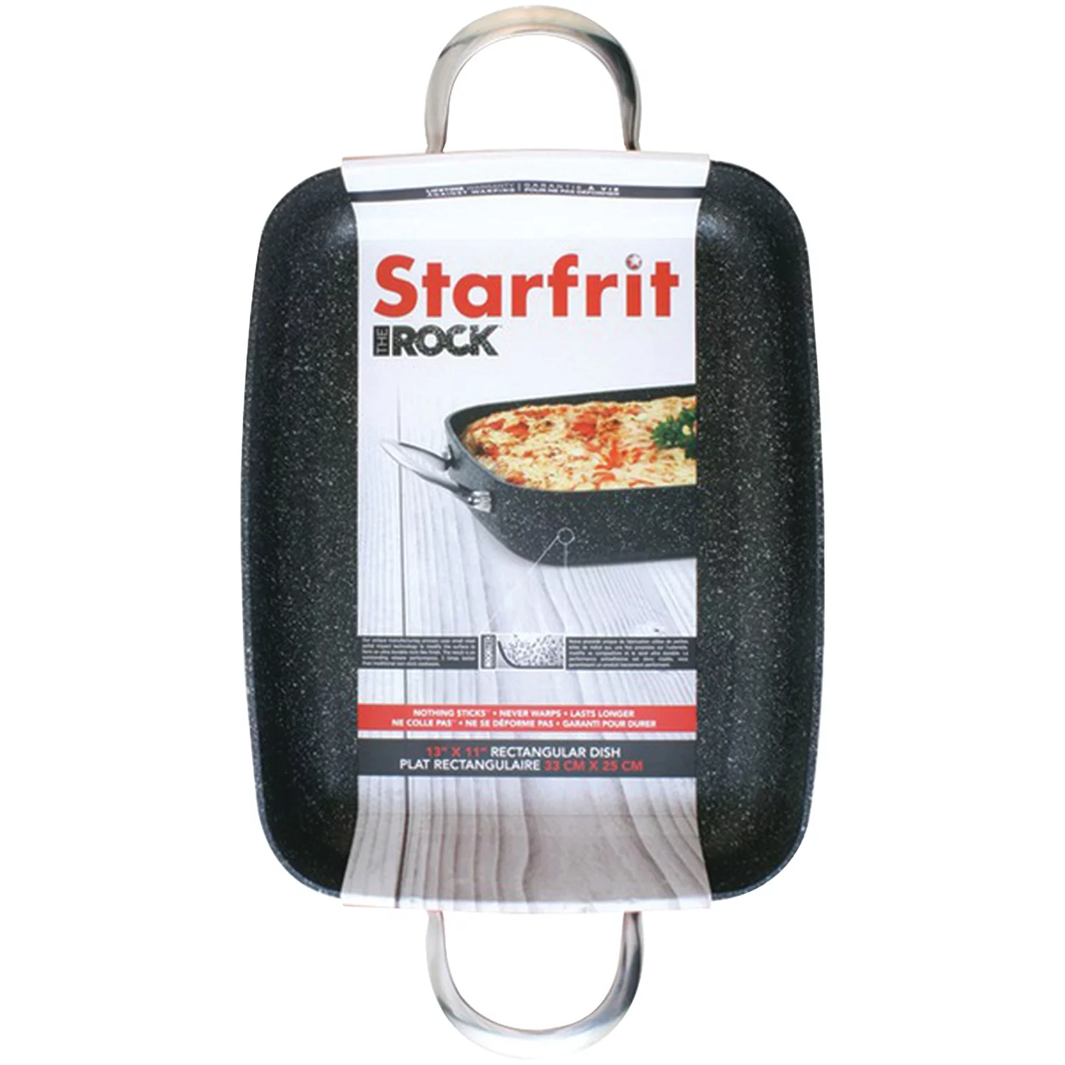 Starfrit SRFT060735 The Rock Oven & Bakeware with Riveted Stainless Steel Handles - Oblong