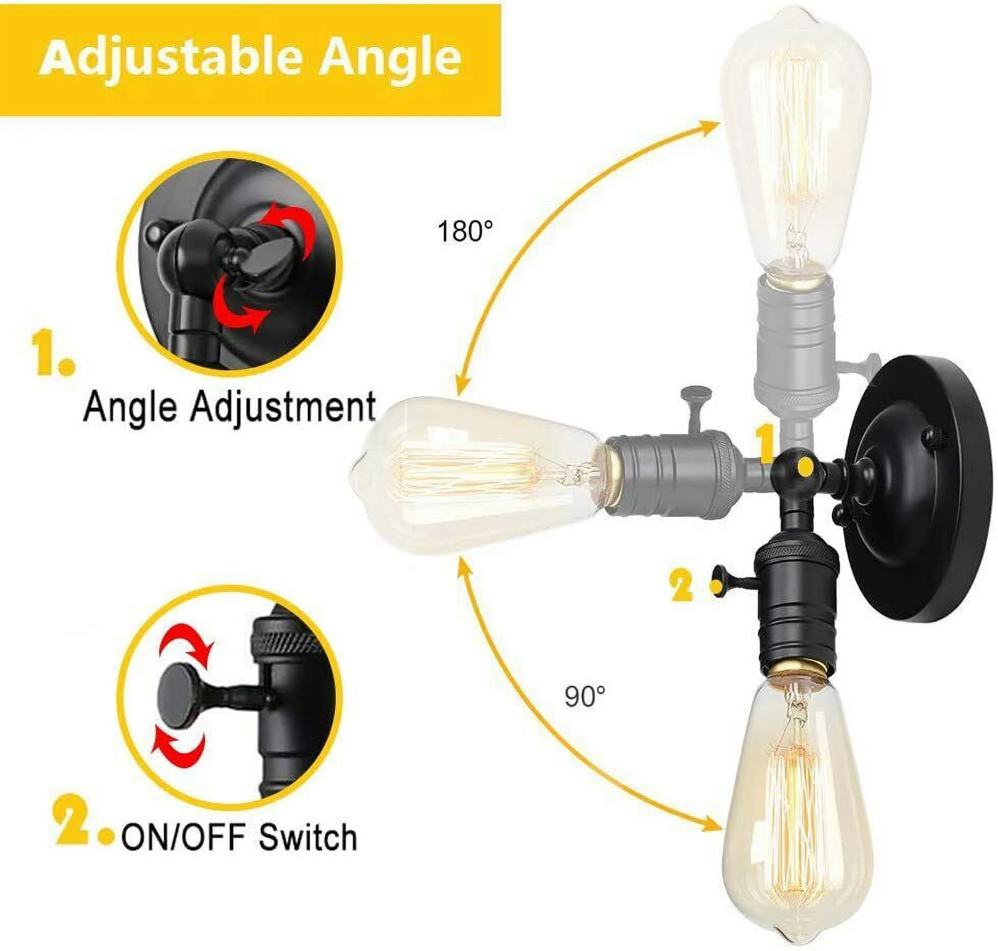 Set of 2 Wall Sconce Small Wall Light Fixtures Farmhouse Wall Lamp Hallway Lamp