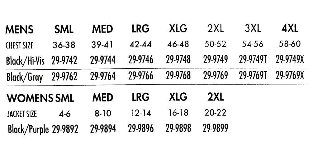 Fulmer 452 Legacy Mens Rain Suit Black/Hi-Vis 3XL