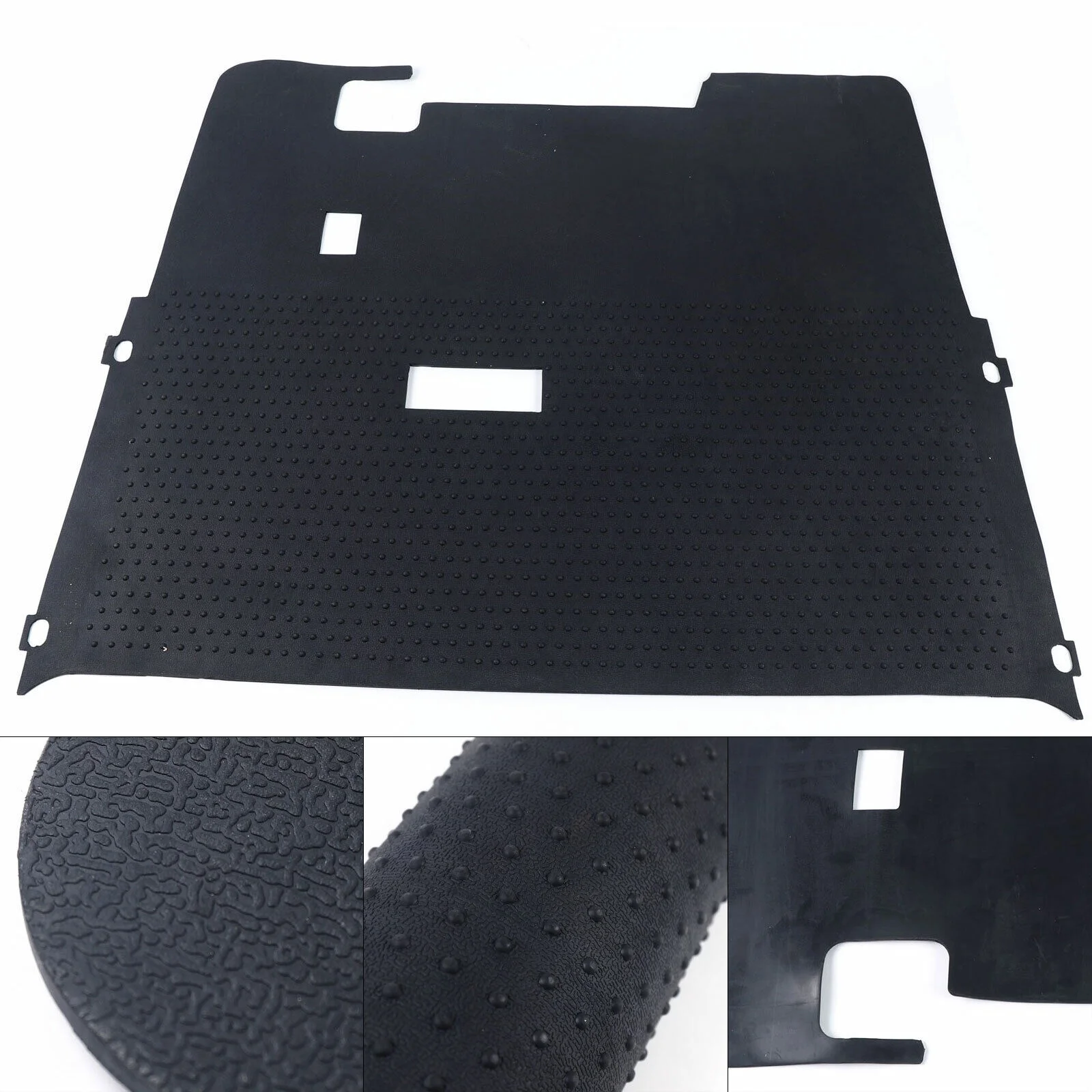 Black Rubber Floor Mat Fit for 1996-2013 Ezgo Txt Golf Cart Full Cover Rubber Floor Mat