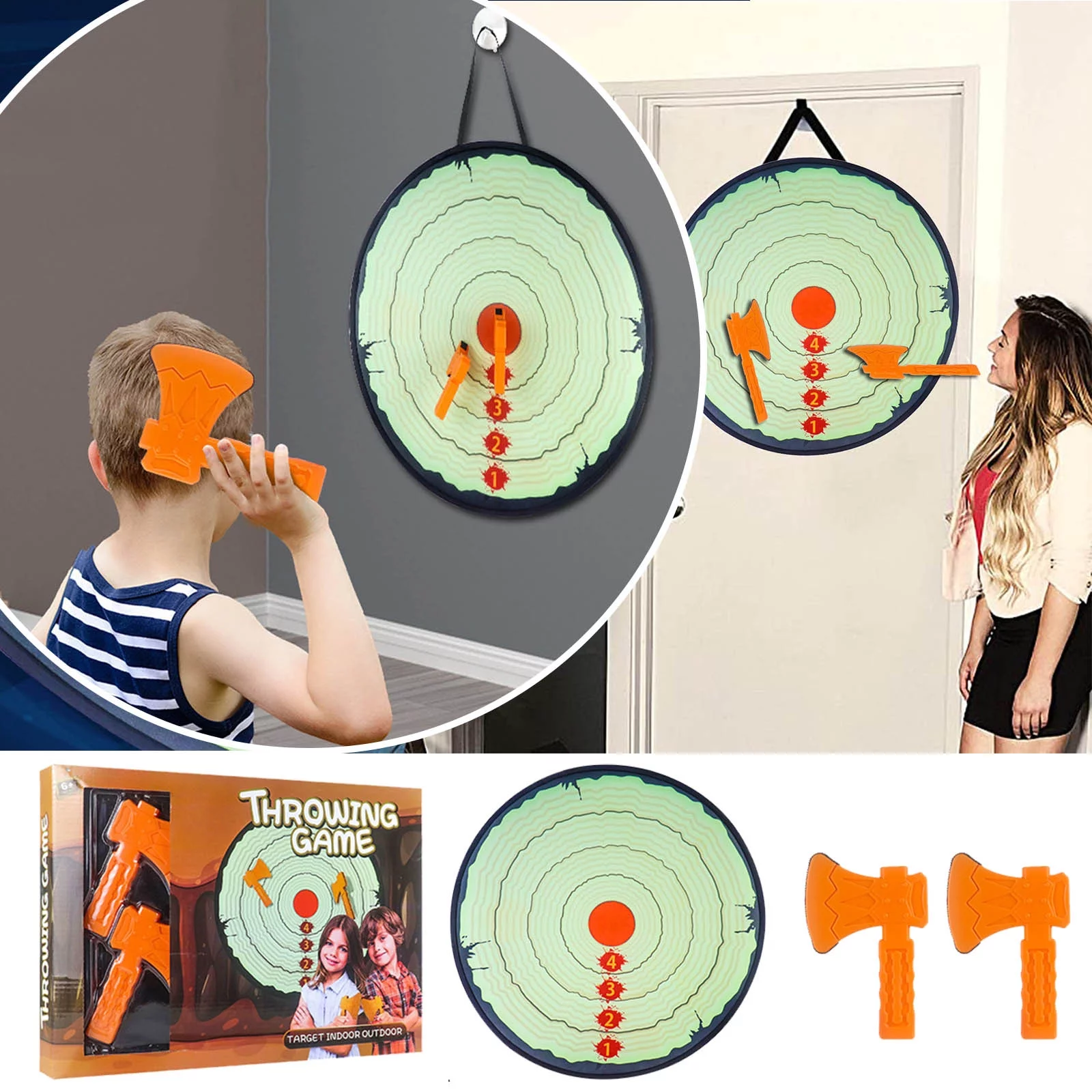 Game for 7 Years Old Girl Toy Axe Throwing Game Indoor Target With Foam Axes for Kids and Families