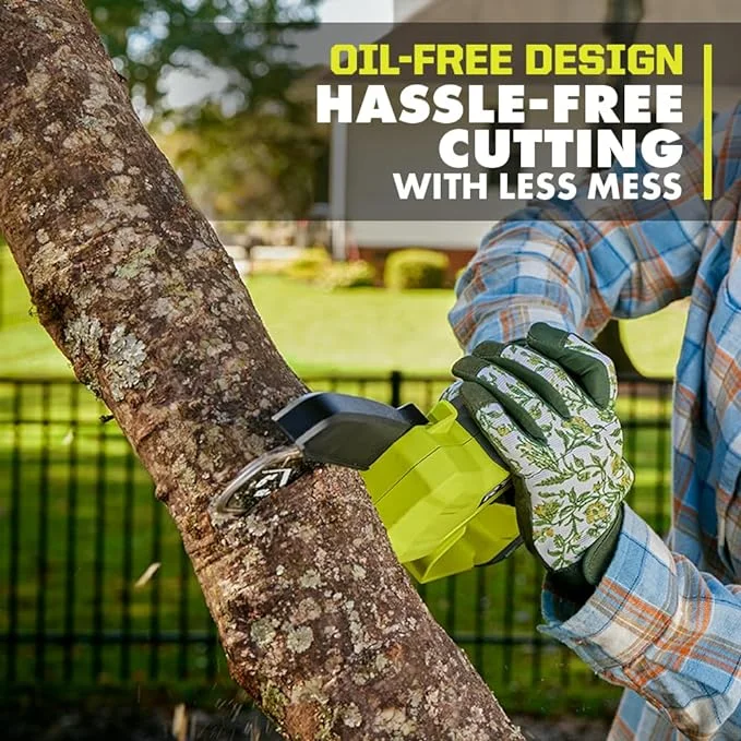 Ryobi ONE+ 18V 6 in. Battery Compact Pruning Mini Chainsaw (TOOL ONLY- battery and charger NOT INCLUDED)