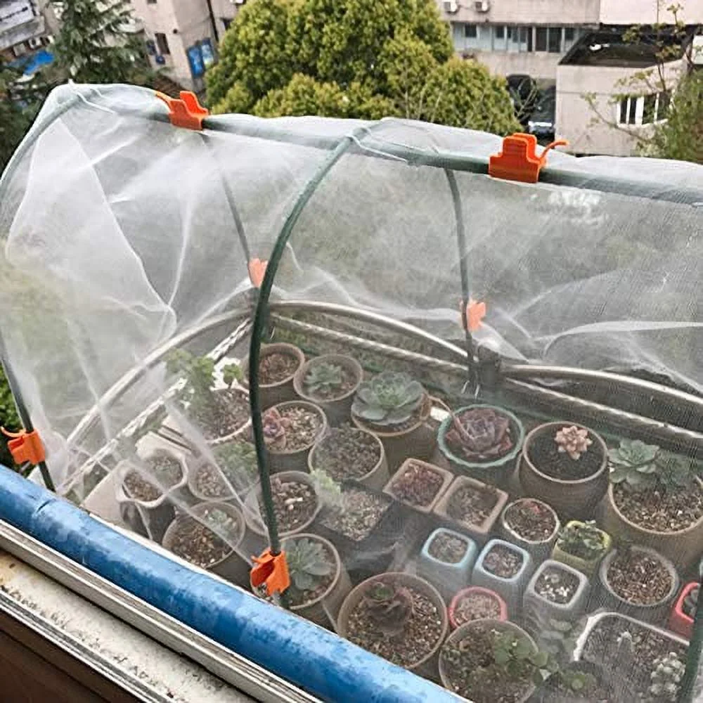 10x20Ft Mosquito Garden Plant Netting,Bug Insect Bird Net Hunting Barrier Protect Planter Mesh for Protect Your Plants Flowers Fruits Trees Greenhouse