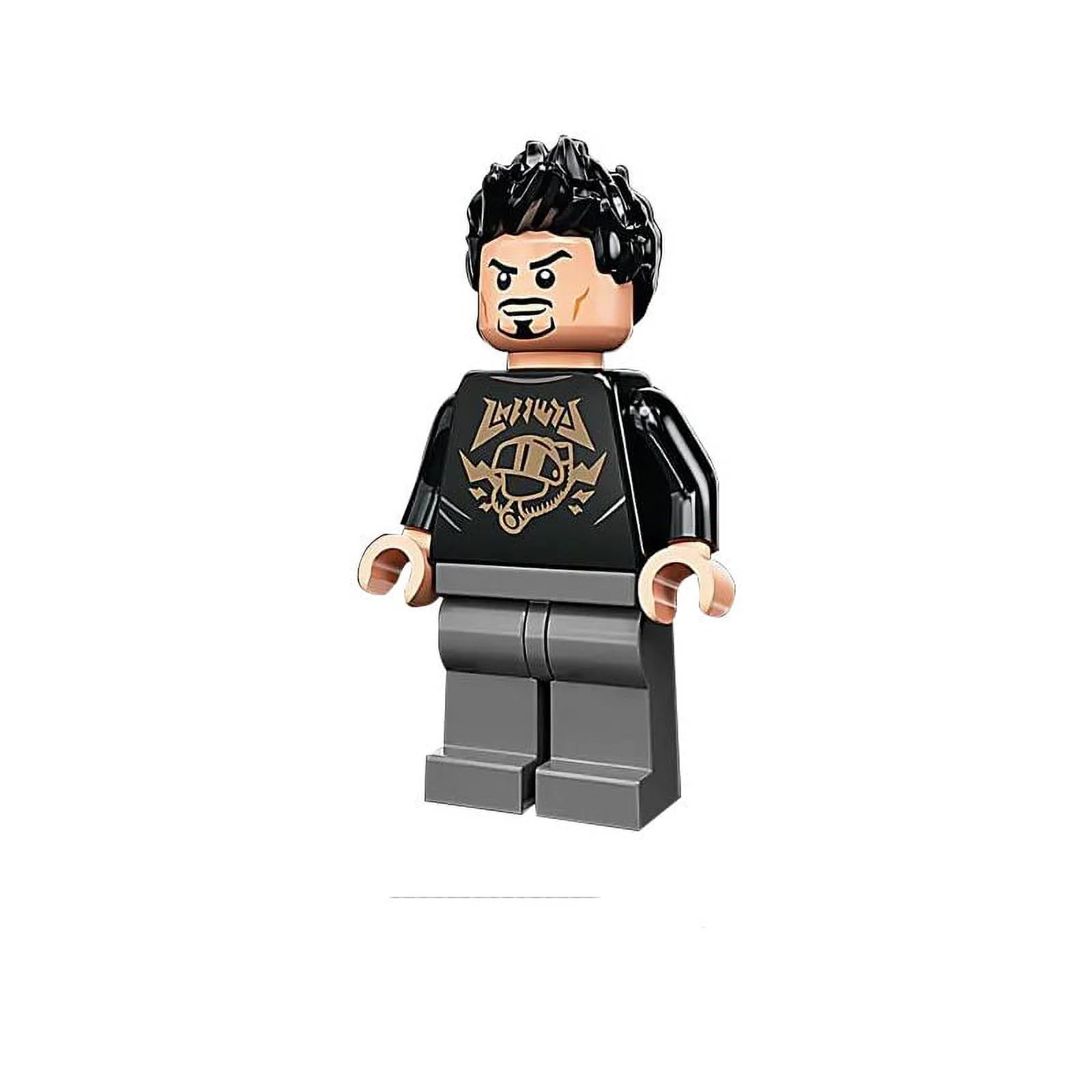 8 PCS Superhero Iron Man armor whiplash strap handheld helmet 8 Assembled Building Block Toys, Wedding Party Cake Decoration Birthday Gift for Boys and Girls