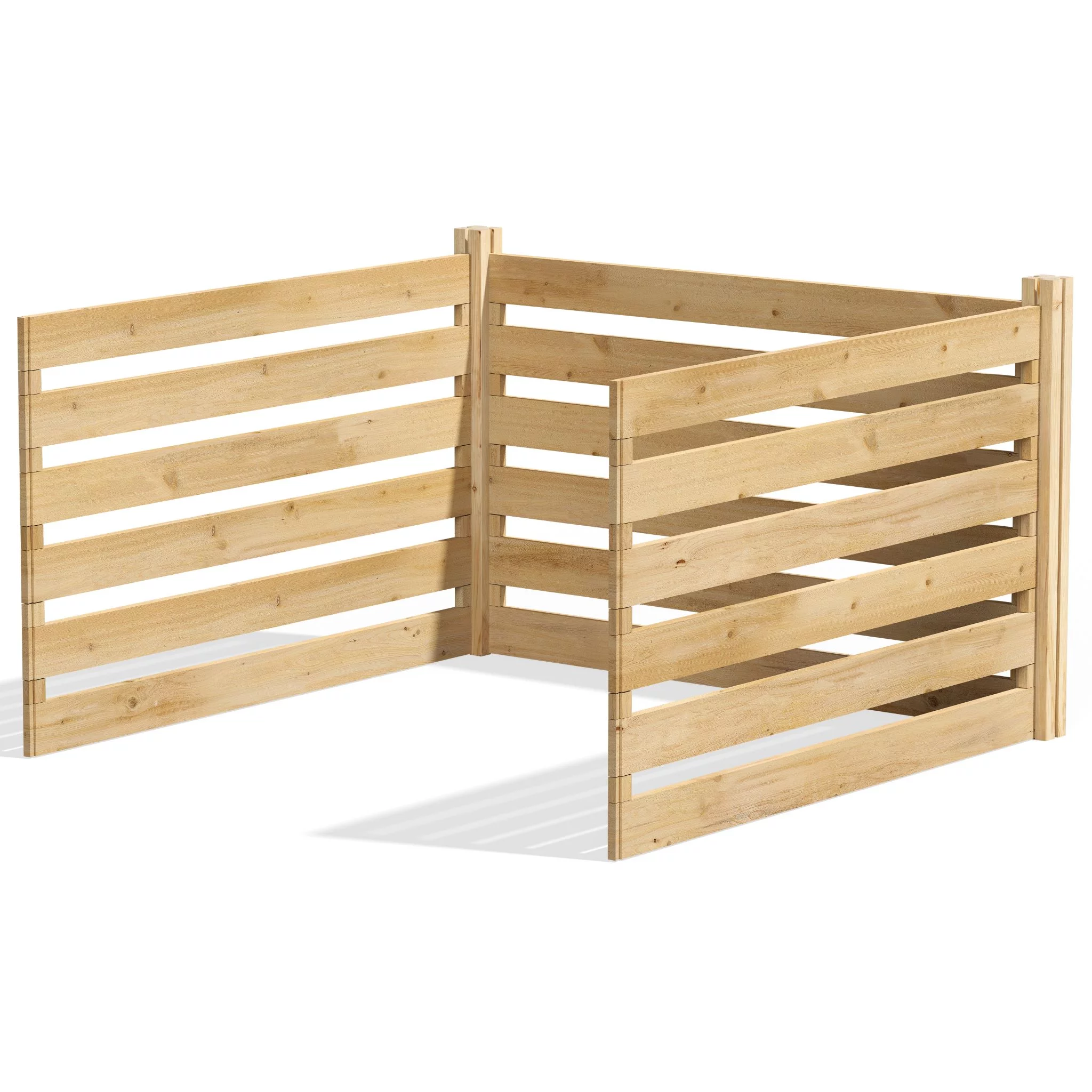 Greenes Fence Cedar Wood Composter Add-On Kit 48