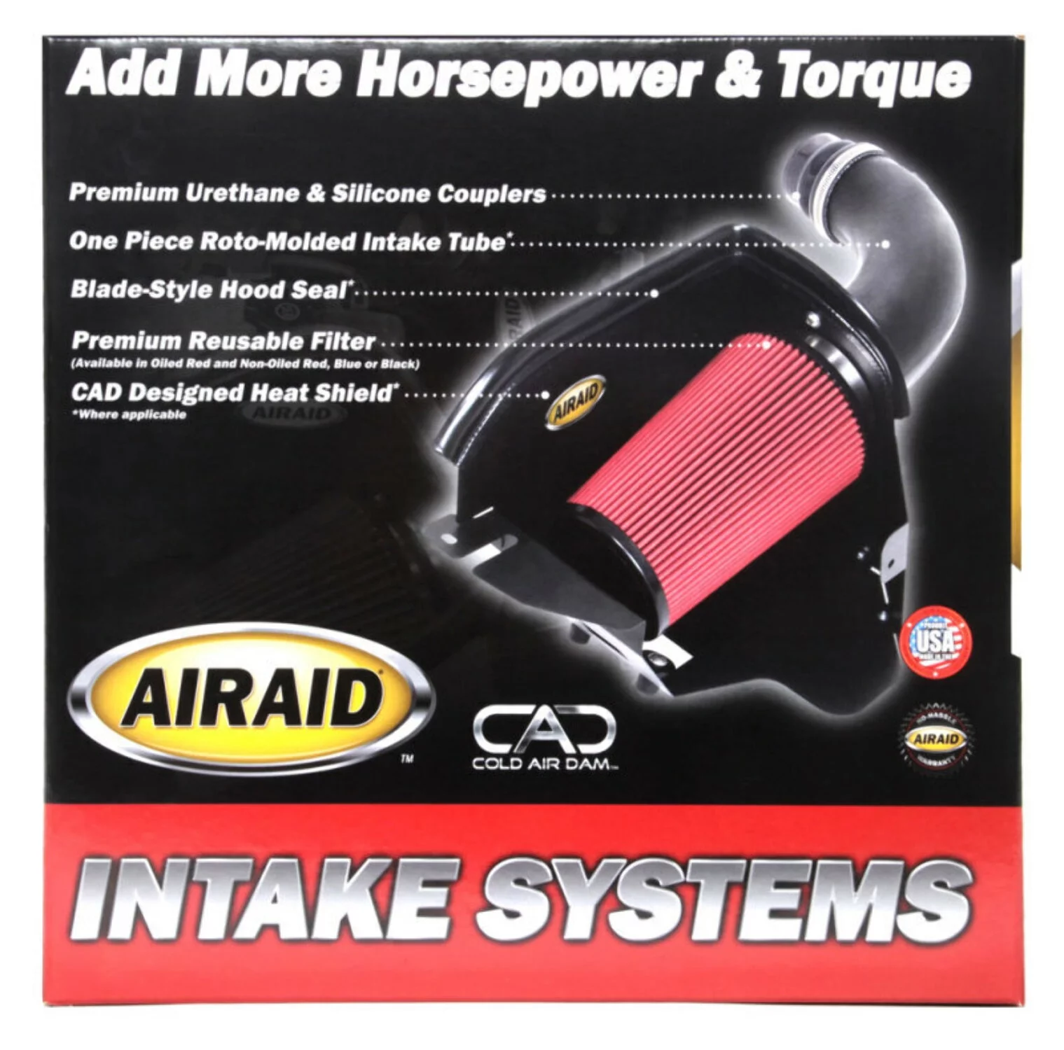 Airaid 202-361 INTAKE KIT; CHEV/GMC 1500 V8-5.3/6.2L F/I, 2014-2018