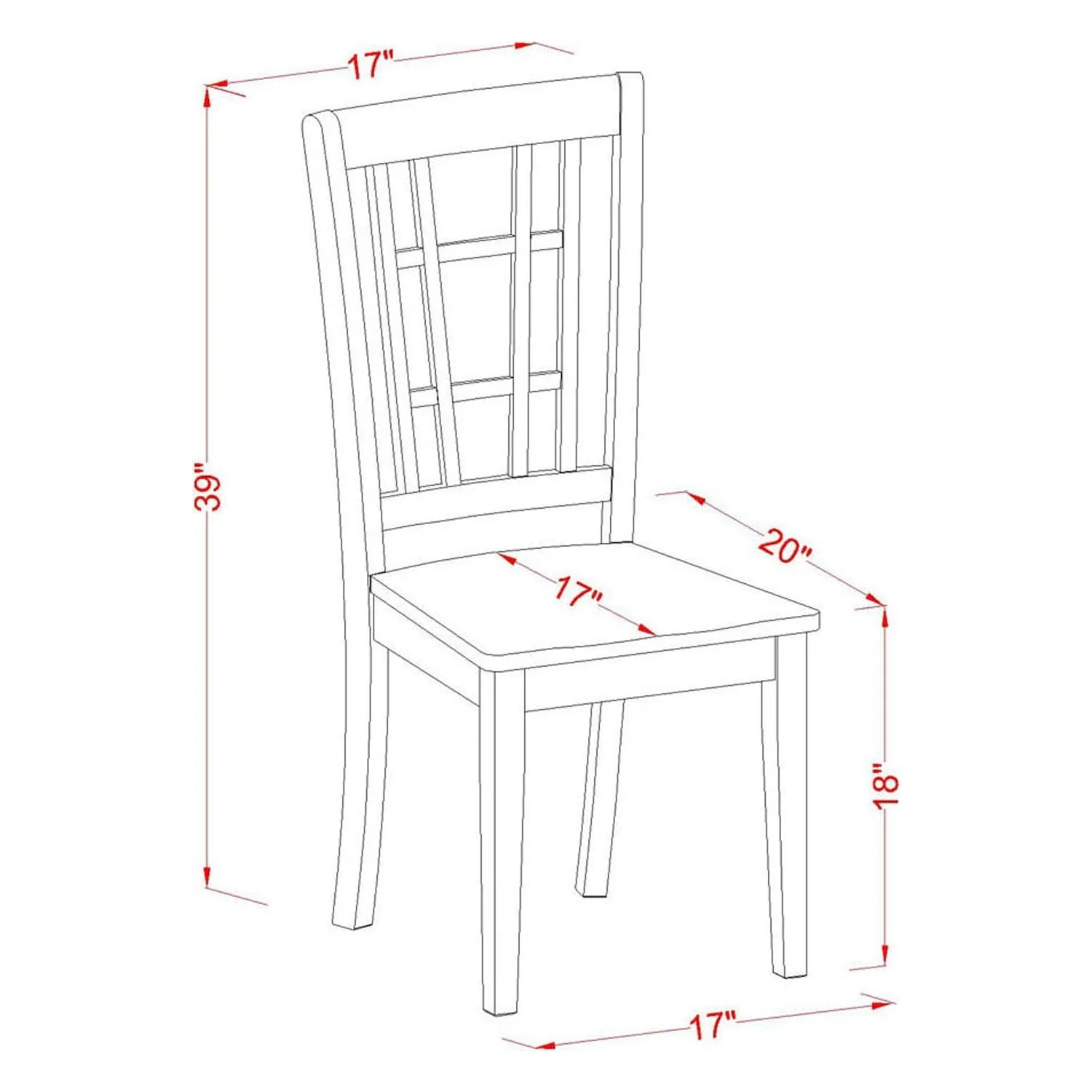 HomeStock Lakefront Luxury 5-Pc Dining Table & Chairs Set