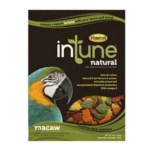 Higgins Intune Natural Macaw Bird Food, 40 Lb