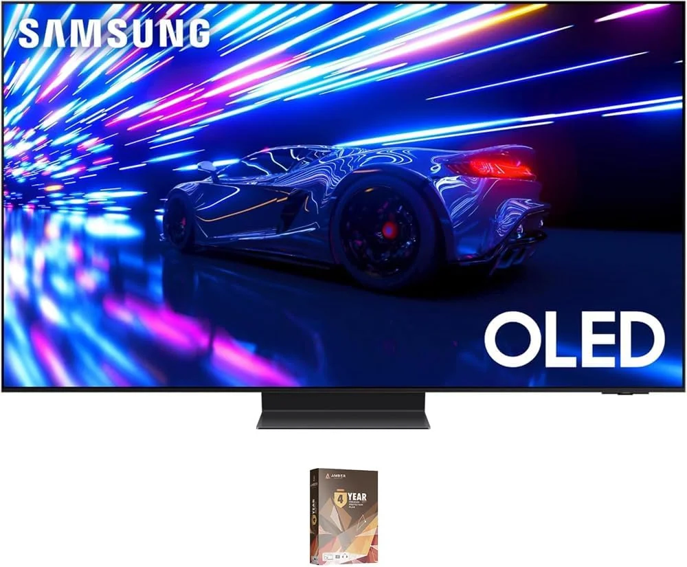 Samsung QN65S95DAFXZA 65 Inch OLED 4K Smart TV with Dolby Atmos and an Additional 4 Year Extended Protection (2024)