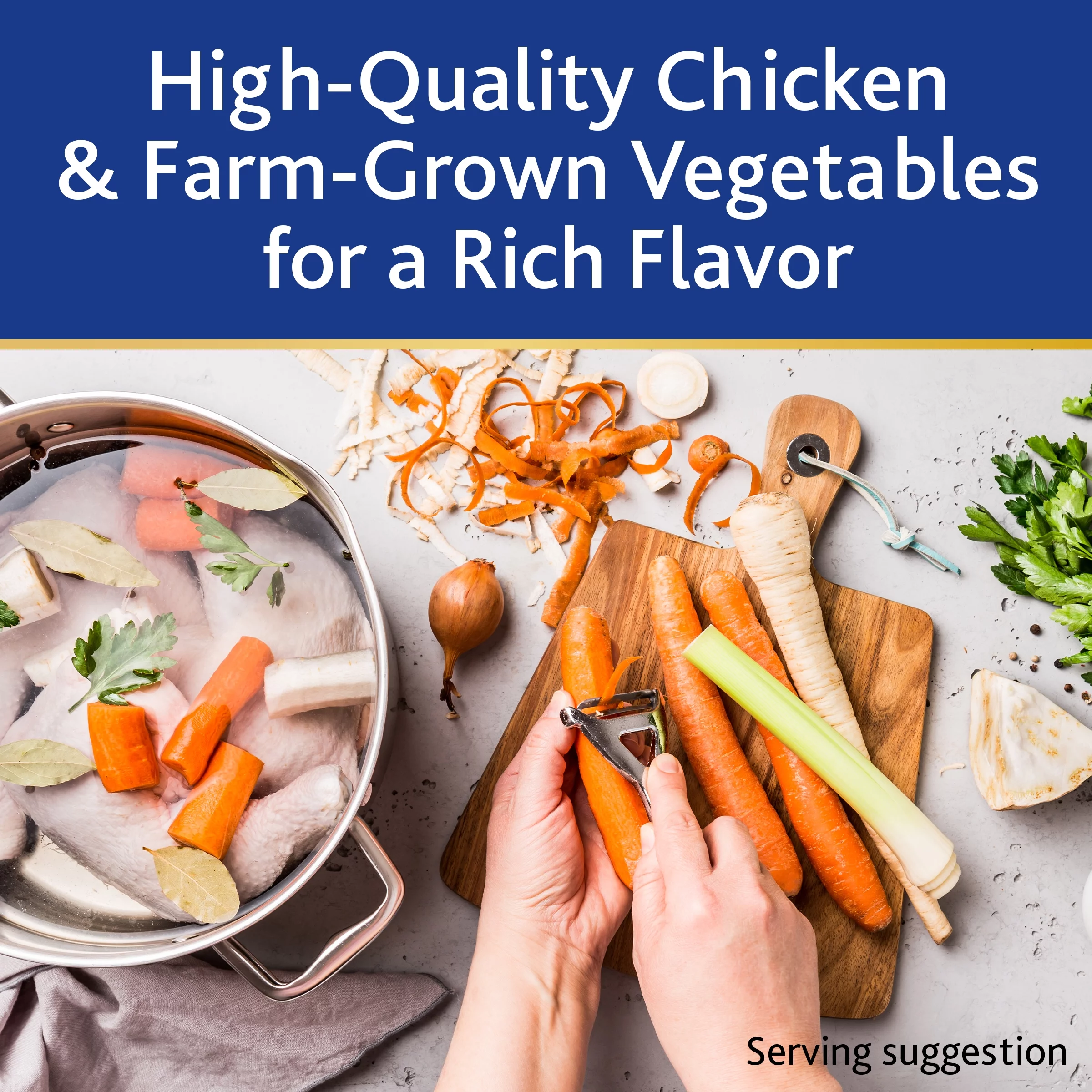 College Inn Unsalted Chicken Stock, 32 oz Carton