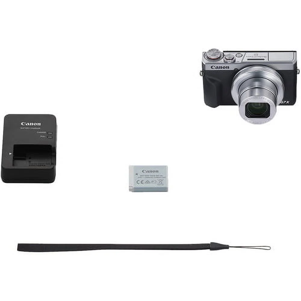 Canon PowerShot G7 X Mark III Digital Camera (silver) + Buzz-Photo Basic Kit