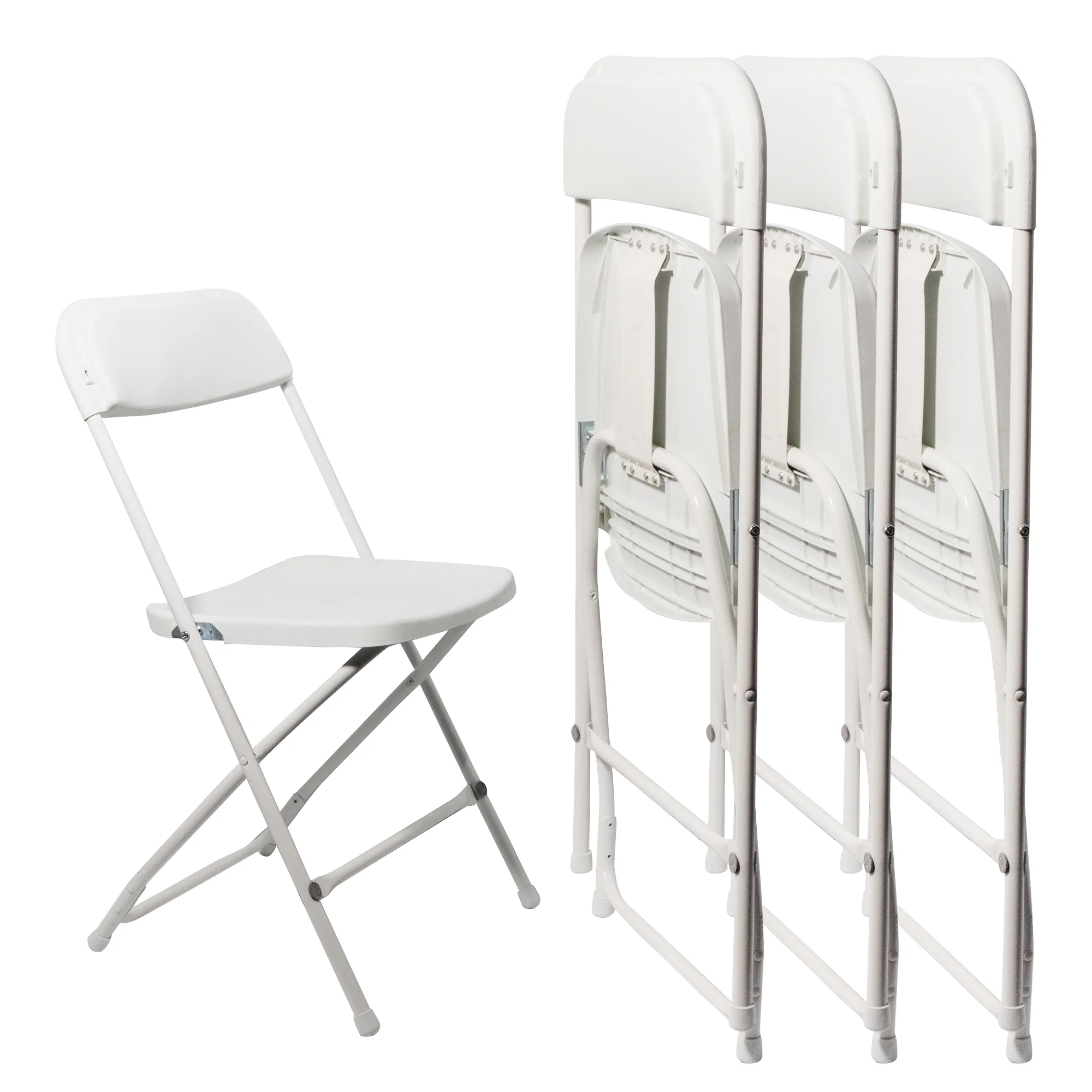 Folding Chair,Plastic Folding Chair ,Event Chair,Indoor Outdoor Portable Stackable Commercial Chairs with Steel Frame for Events Office Wedding Party Picnic Kitchen Dining