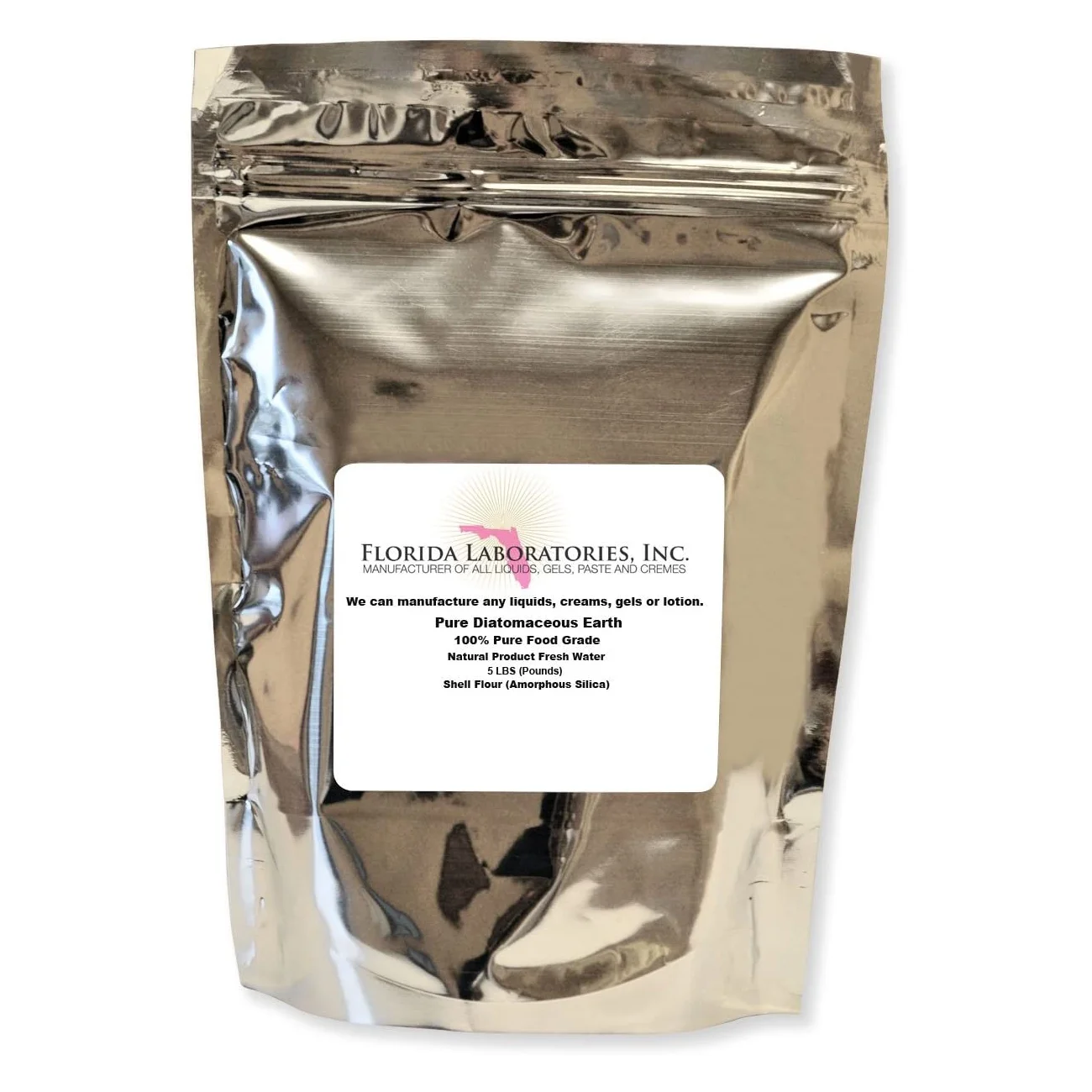 Diatomaceous Earth 100% Food Grade Natural & Safe Powder 5 Lbs