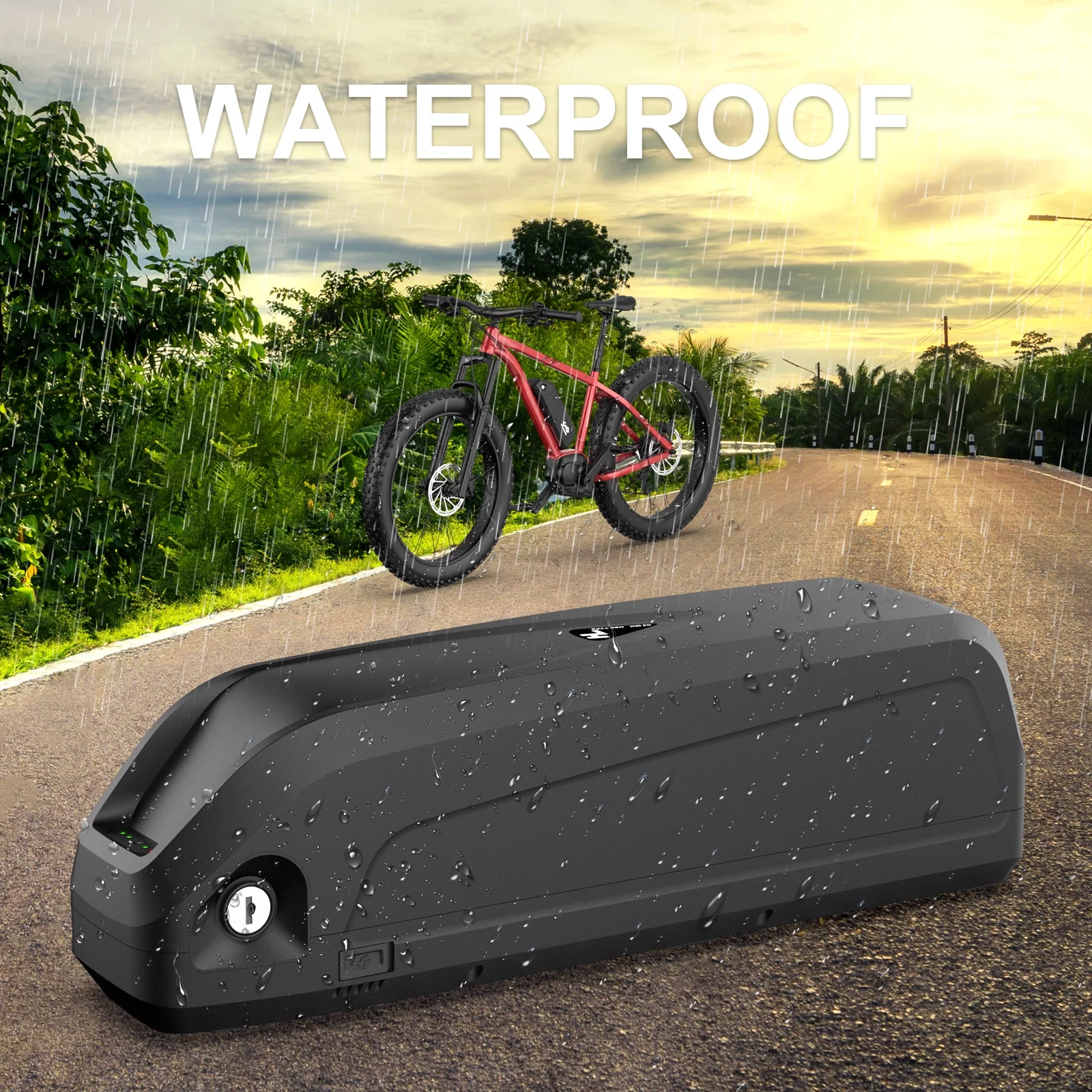 BVSLTUK 48V Ebike Battery 15Ah Electric Bike Battery for 500W 750W 1000W Electric Bike Motor Bike Battery.
