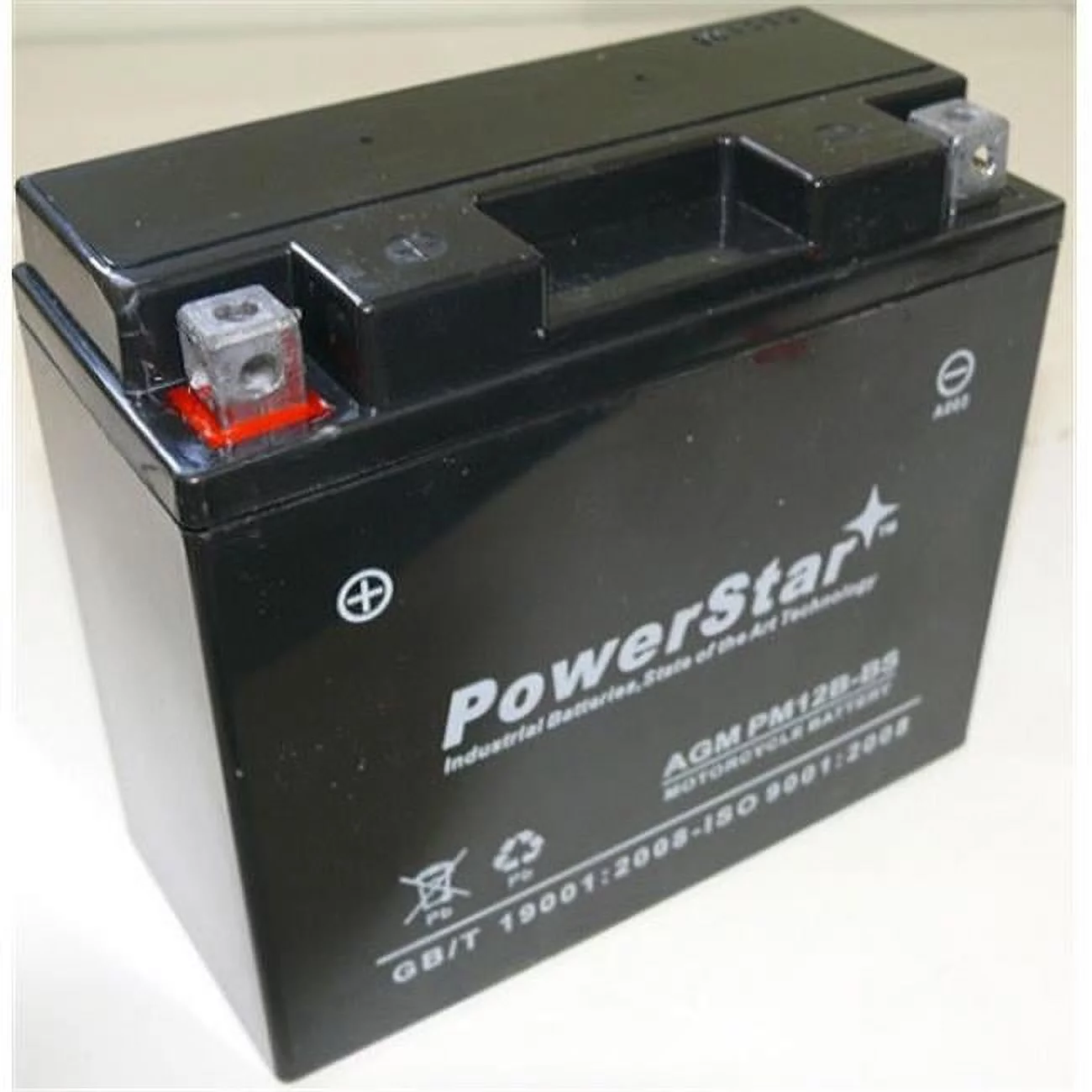 BatteryJack PM12B-BS-116 PowerStar PM12B - BS Battery Fits or Replaces Ducati 900cc SS 2002 - 2003
