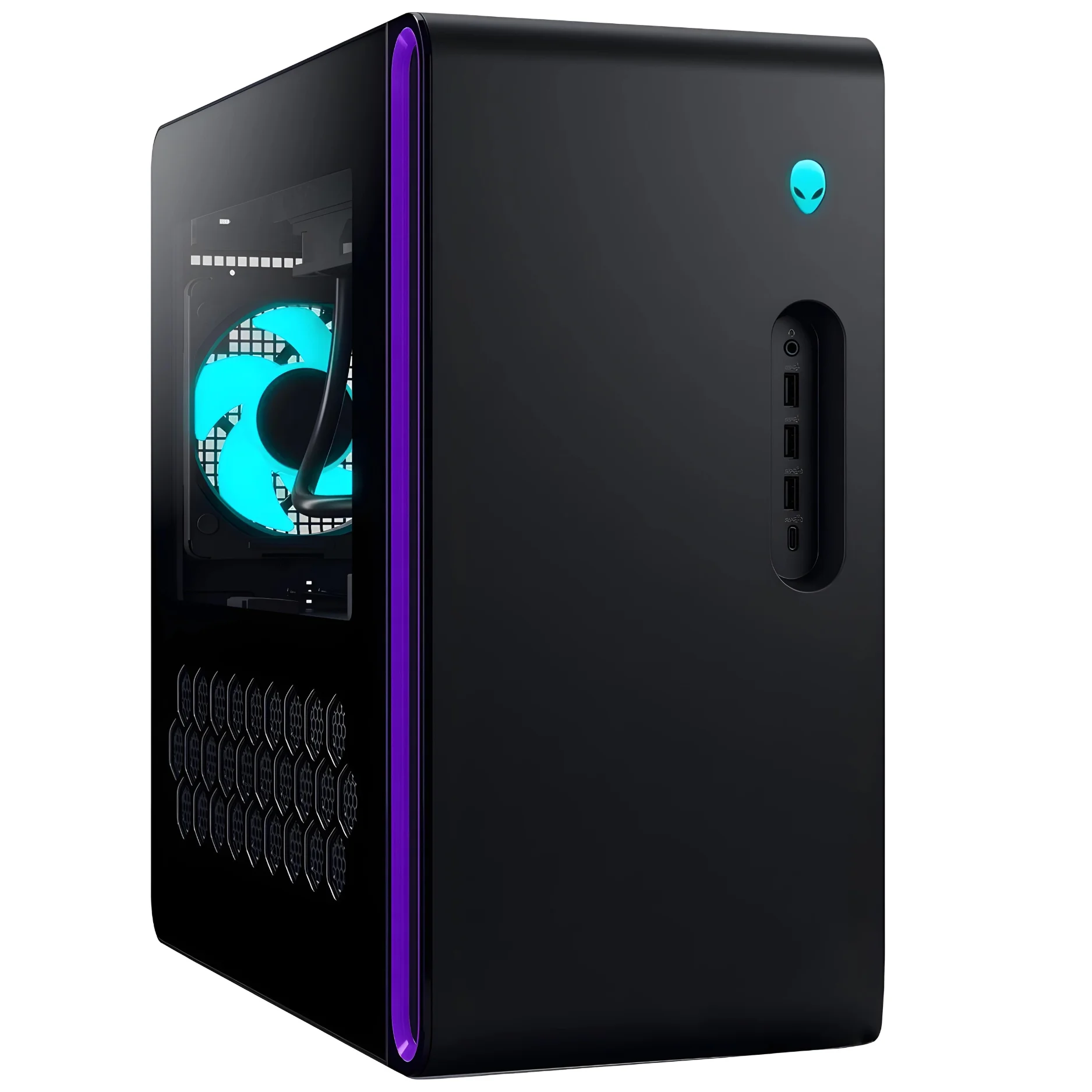 Alienware Aurora R16 Gaming Desktop PC - Intel Core i7-13700F 16-Core CPU, 16GB DDR5 RAM, 4TB NVMe SSD + 1TB HDD, NVIDIA GeForce RTX 4090 GPU, Liquid Cooling, RGB Case, Windows 11 Pro