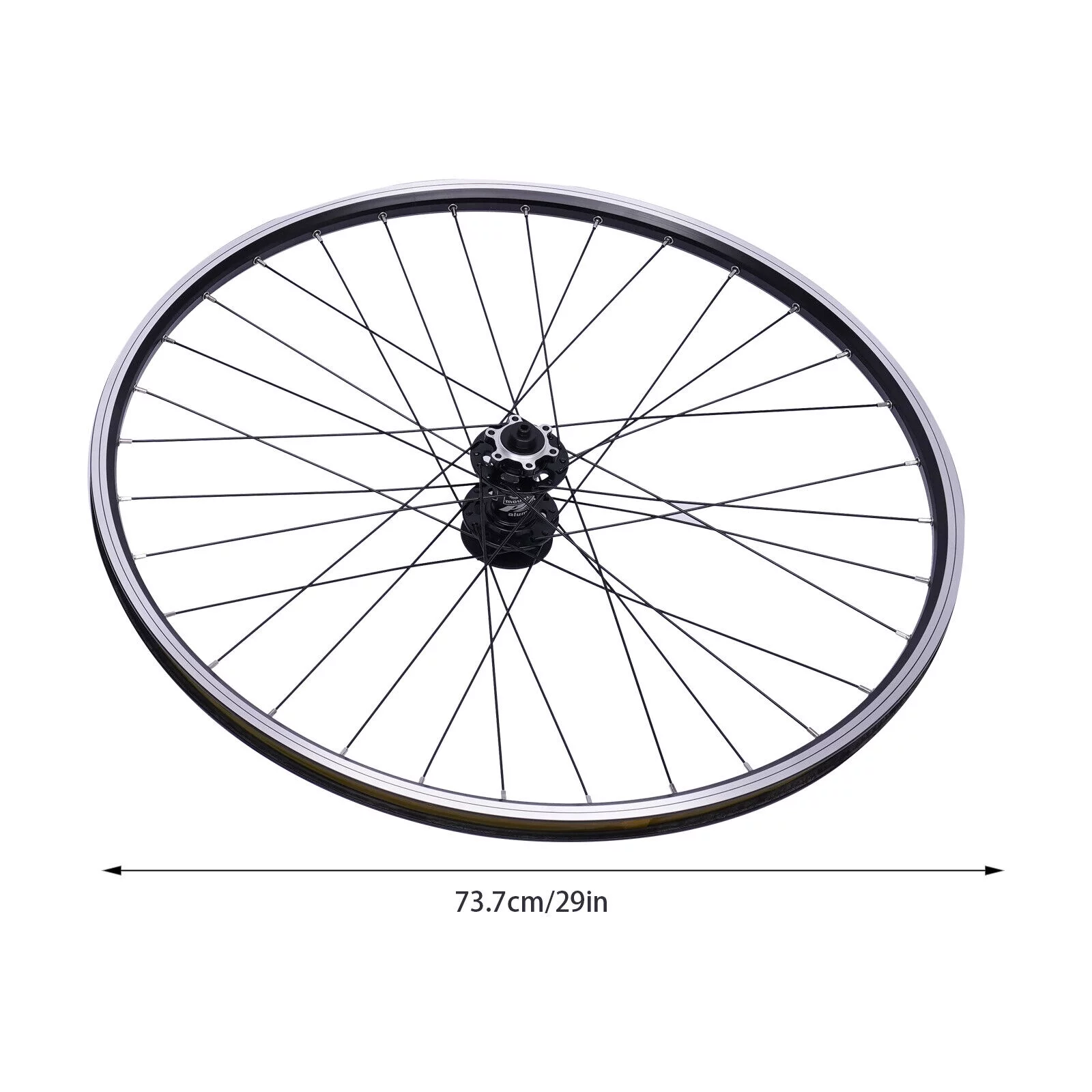ZhdnBhnos 29 inch Quick Release Mountain Bike Wheel Set Aluminum Alloy Rim Disc Brake MTB Bicycle Front & Rear Wheelset Black