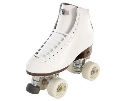 Riedell Quad Roller Skates - 120 Raven (White)